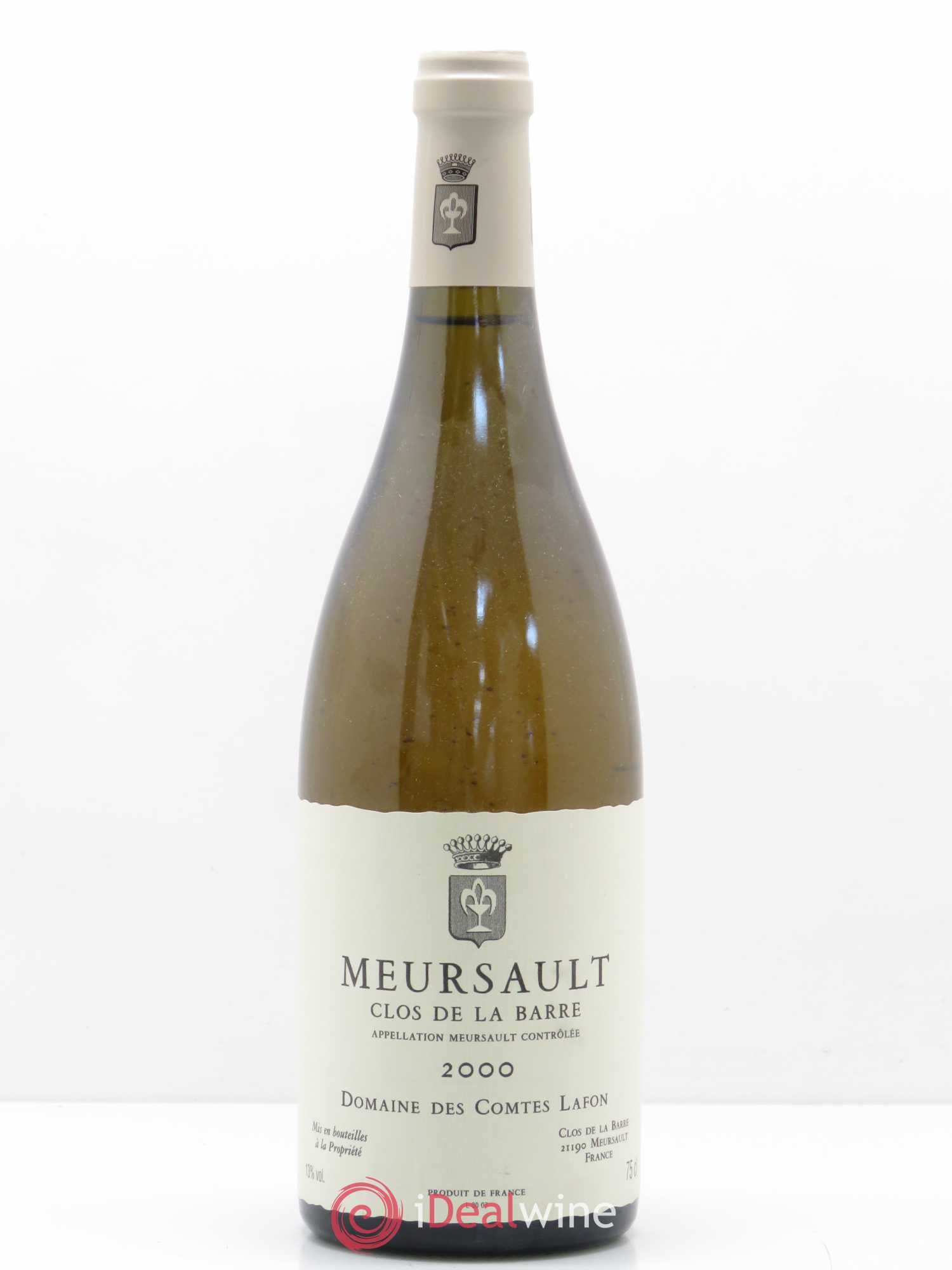 Meursault Clos de la Barre Comtes Lafon (Domaine des) 2000 - Lot de 1 bouteille - 0