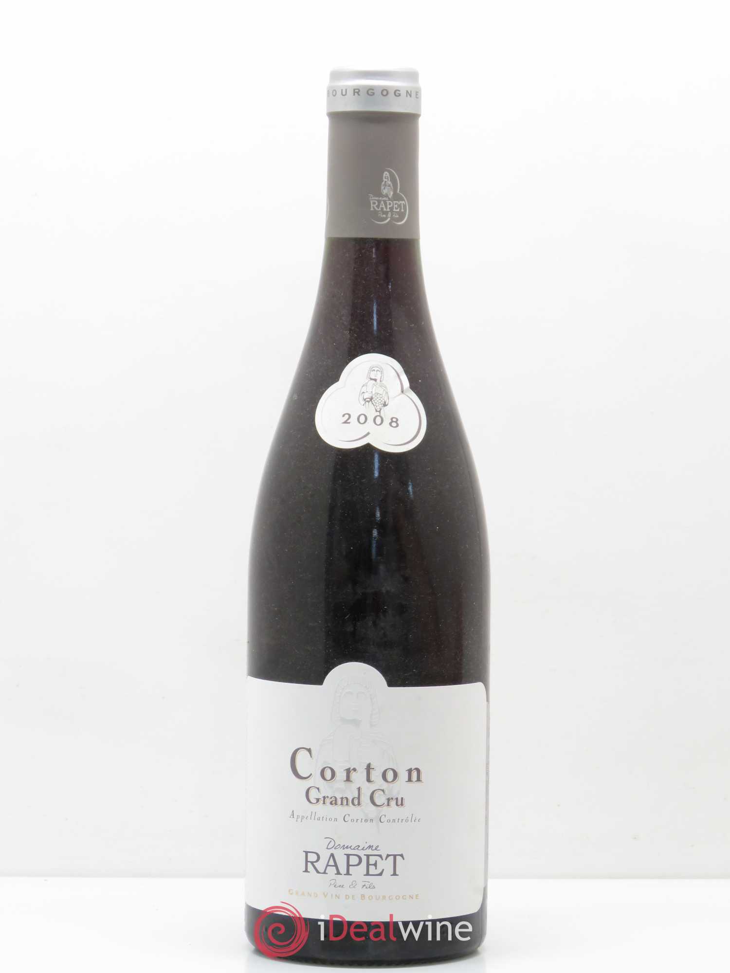 Corton Grand Cru Domaine Rapet 2008 - Lot de 1 bouteille - 0