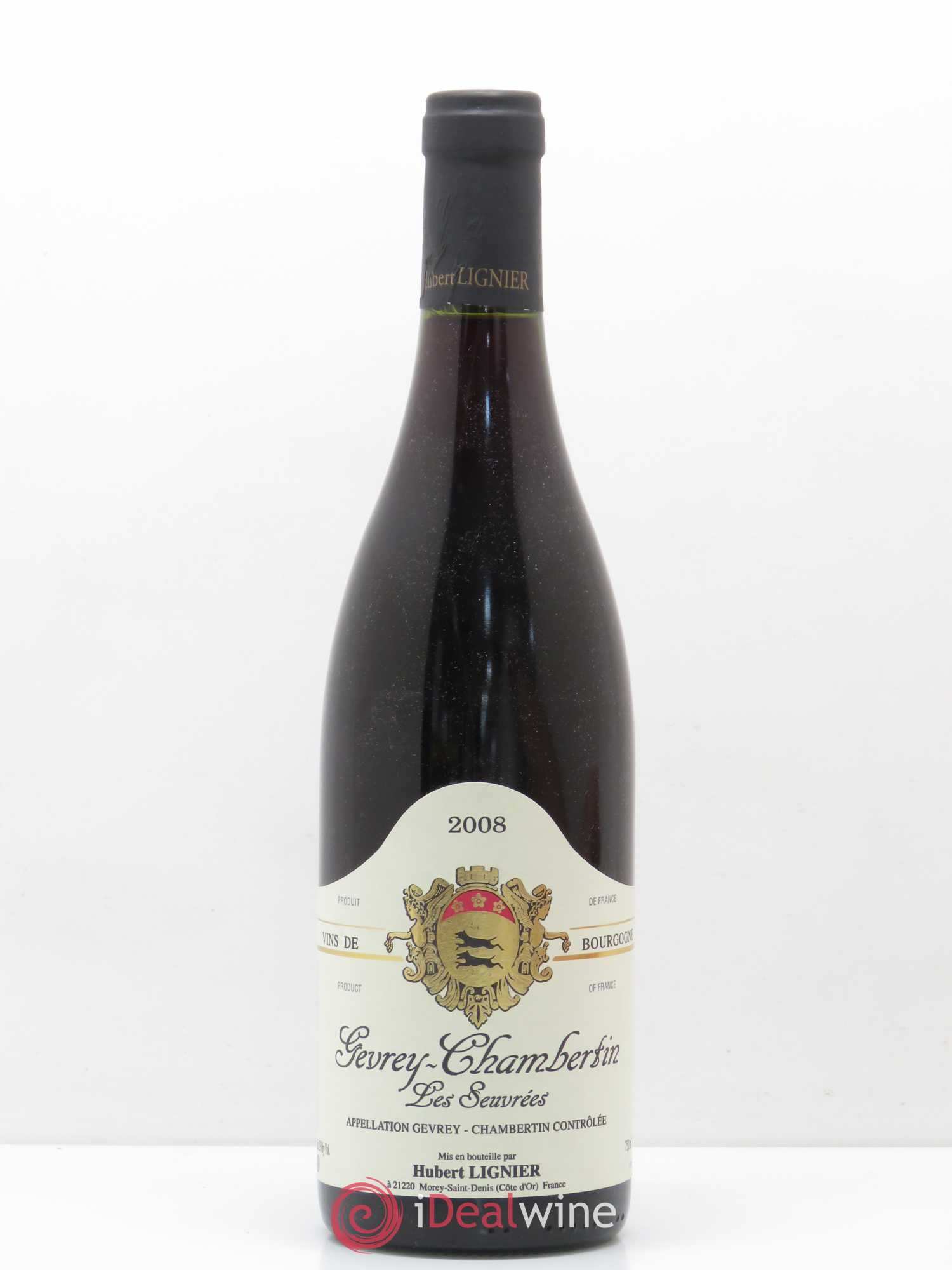 Gevrey-Chambertin Seuvrées Hubert Lignier (Domaine) 2008 - Lot de 1 bouteille - 0