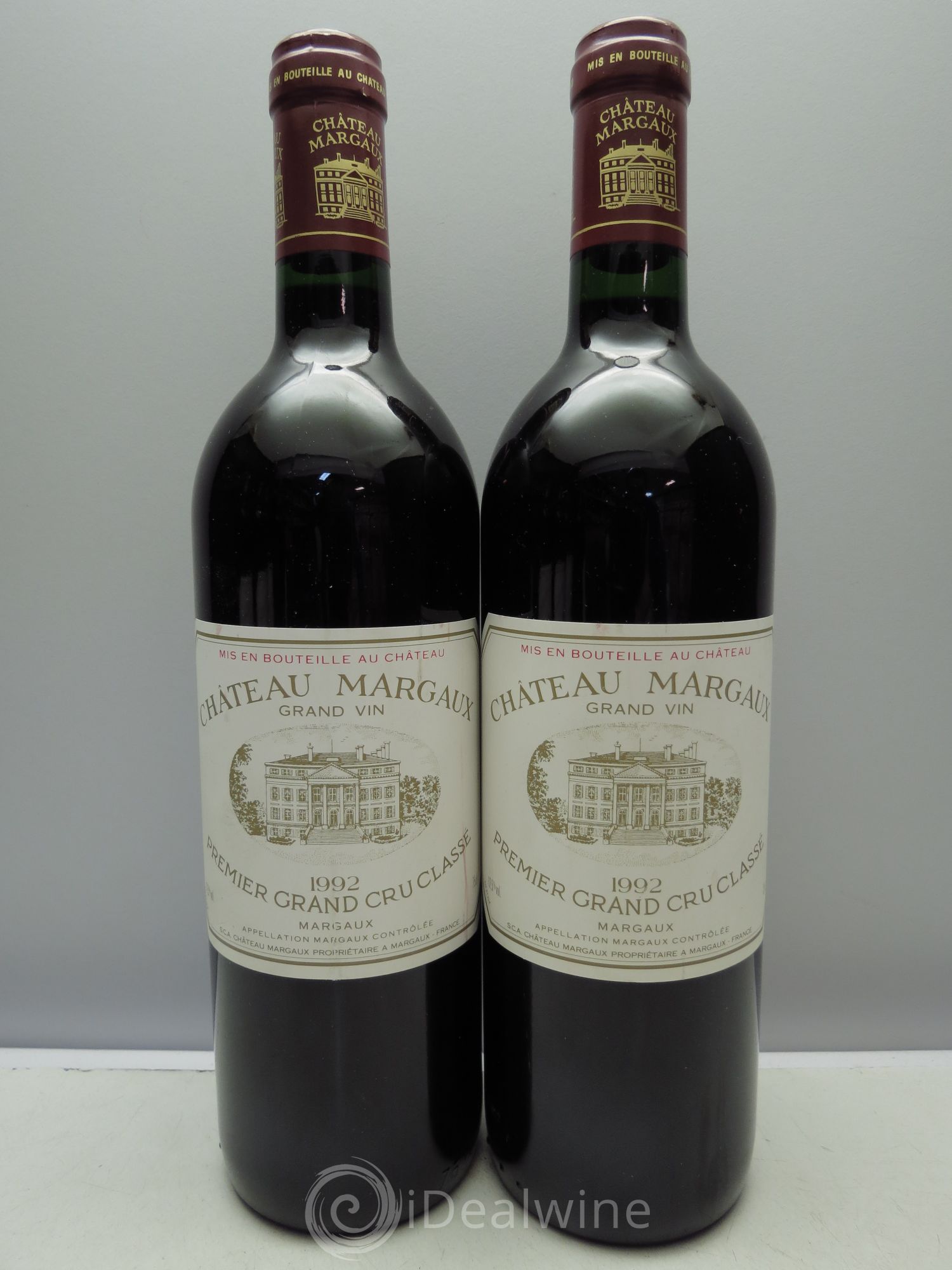 Château Margaux 1er Grand Cru Classé 1992 - Lot de 6 bouteilles - 1