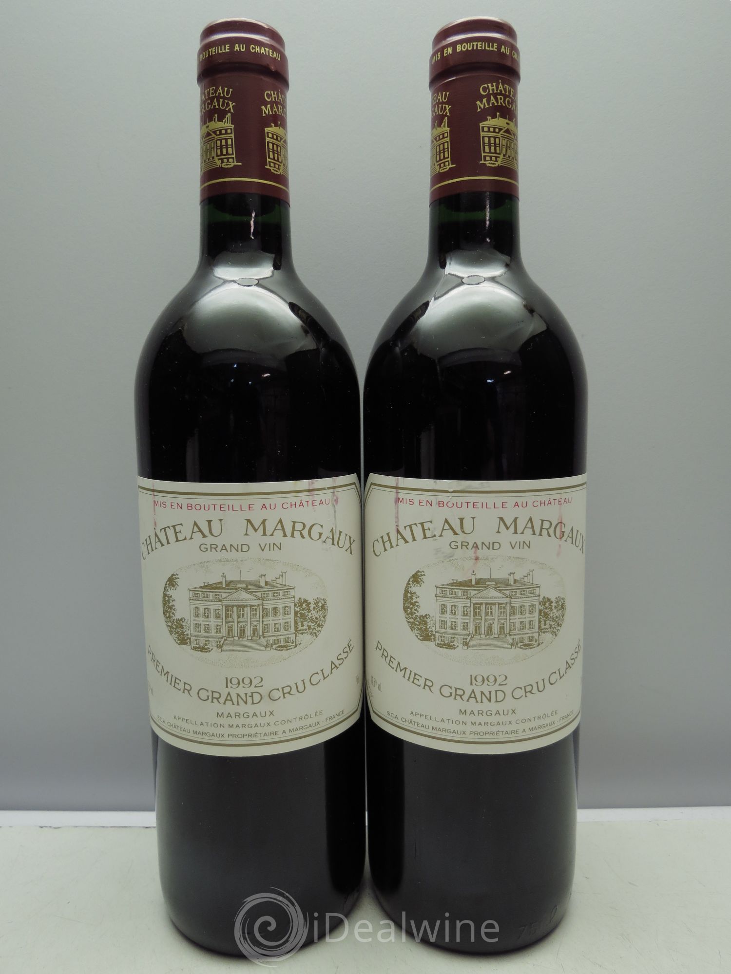 Château Margaux 1er Grand Cru Classé 1992 - Lot de 6 bouteilles - 2