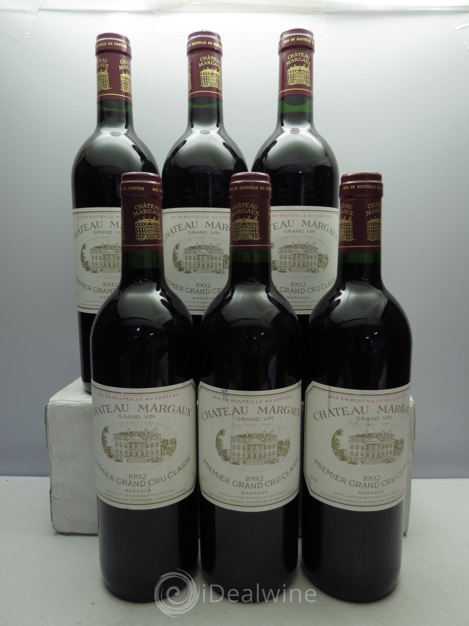 Château Margaux 1er Grand Cru Classé 1992 - Lot de 6 bouteilles - 0