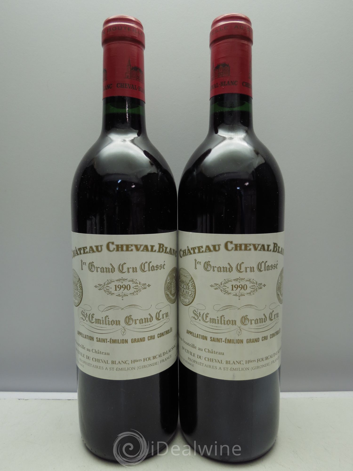 Château Cheval Blanc 1er Grand Cru Classé A 1990 - Lot de 6 bouteilles - 1