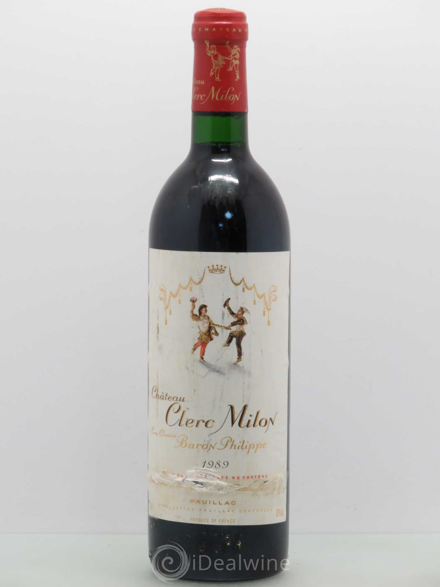 Château Clerc Milon 5ème Grand Cru Classé 1989 - Lot de 1 bouteille - 0