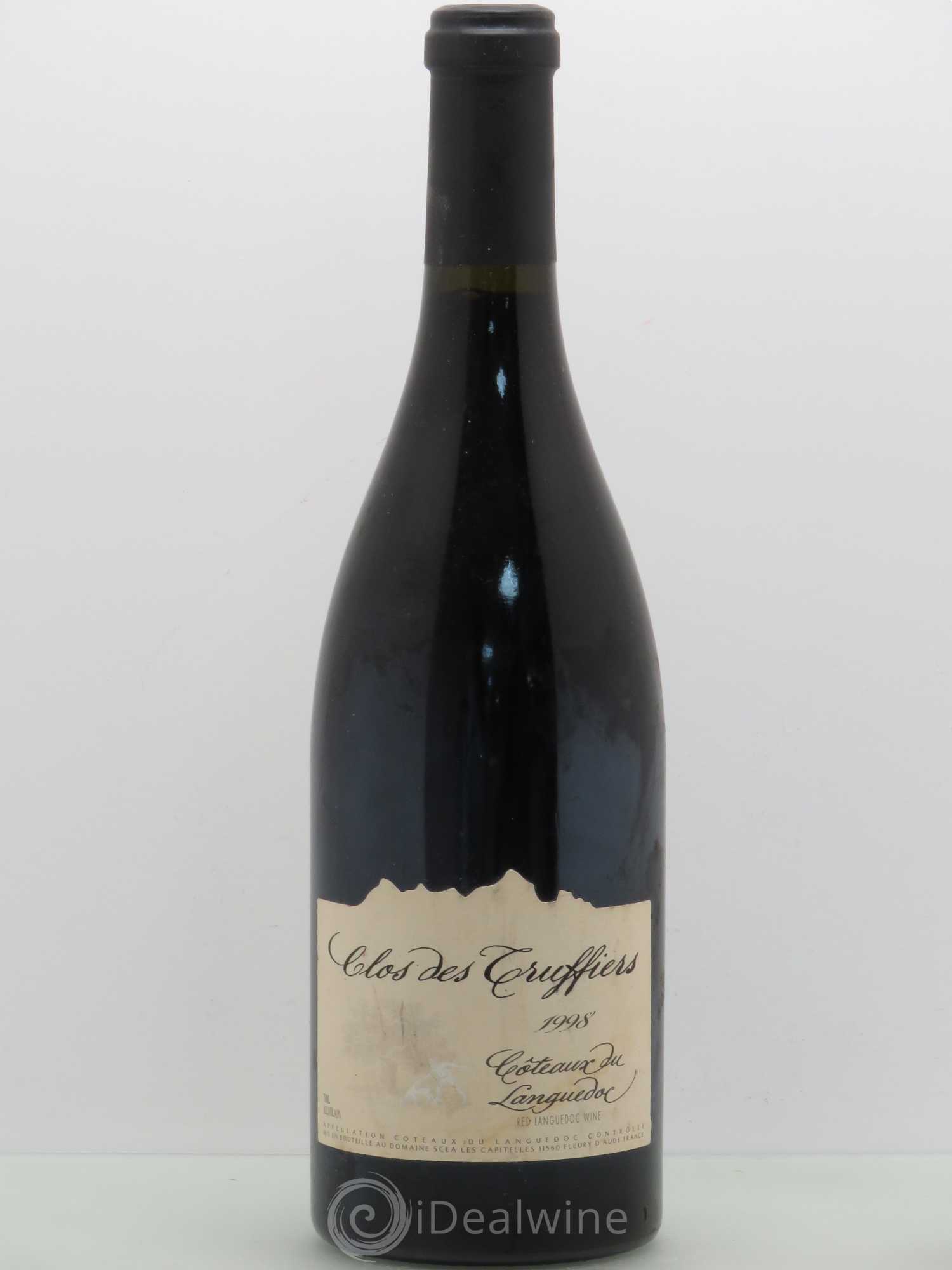 La Clape Château de La Négly Clos des Truffiers Jean Paux-Rosset 1998 - Lot de 1 bouteille - 0