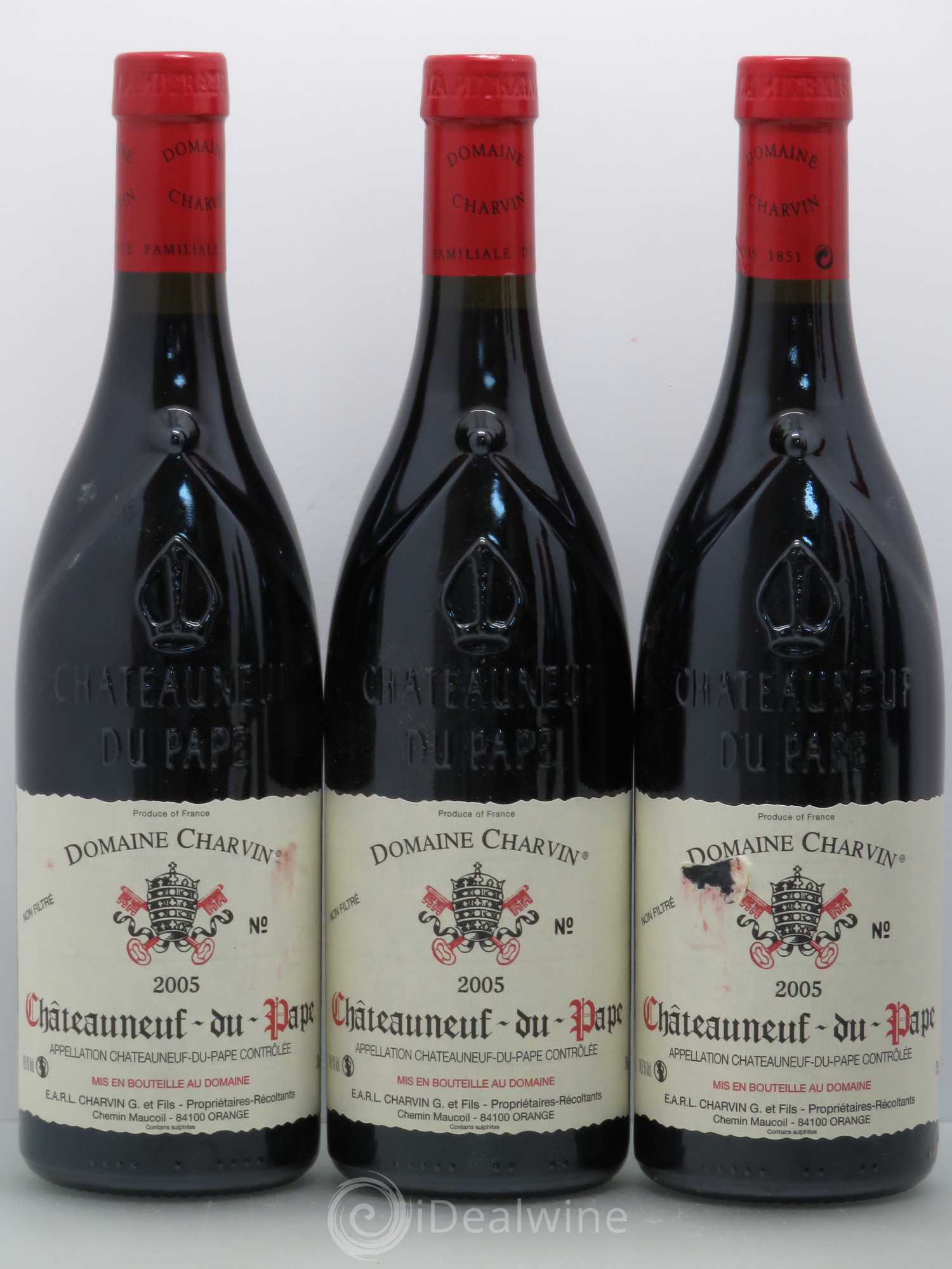 Châteauneuf-du-Pape Charvin (Domaine) 2005 - Lot de 6 bouteilles - 1