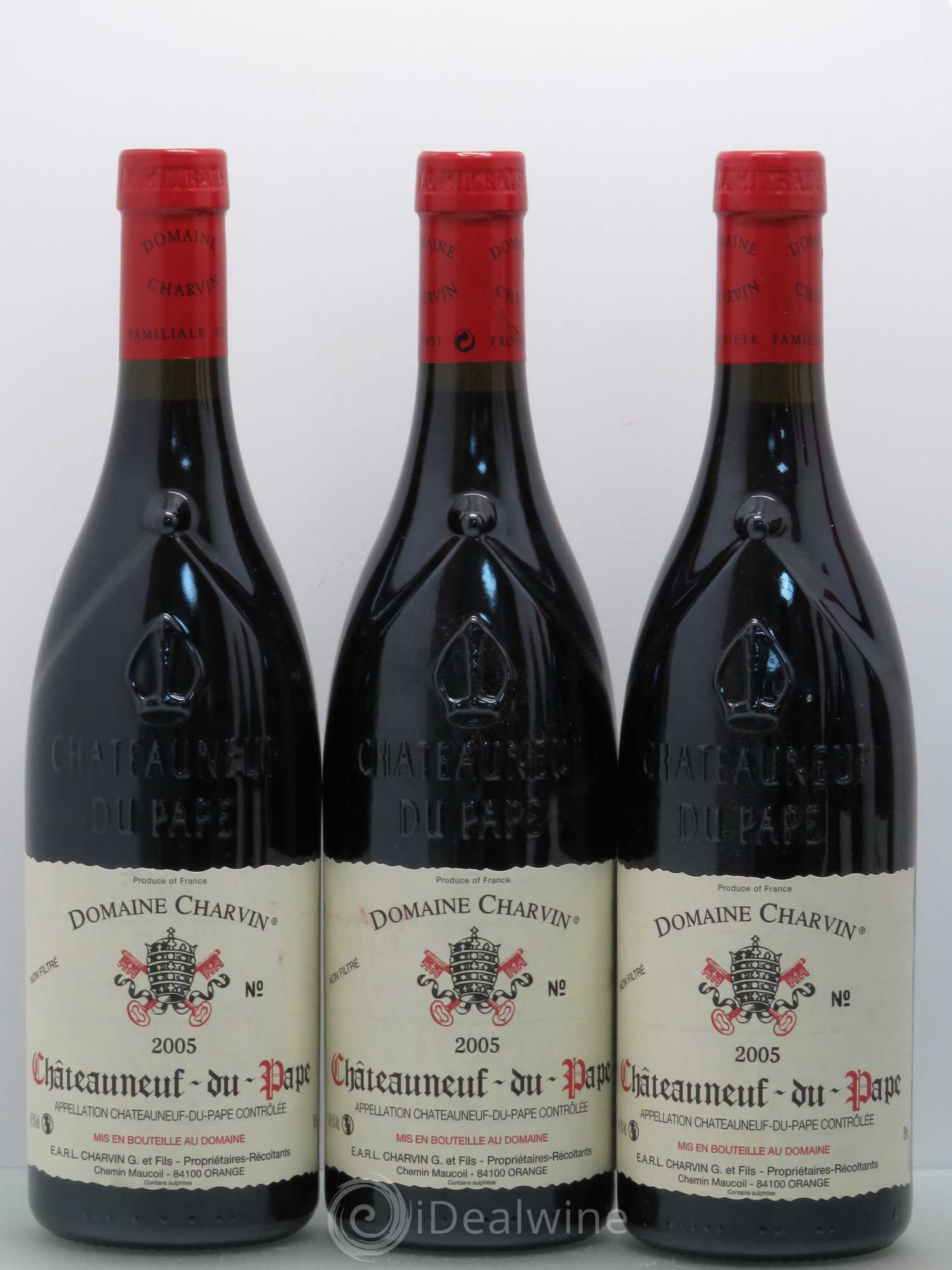 Châteauneuf-du-Pape Charvin (Domaine) 2005 - Lot de 6 bouteilles - 1
