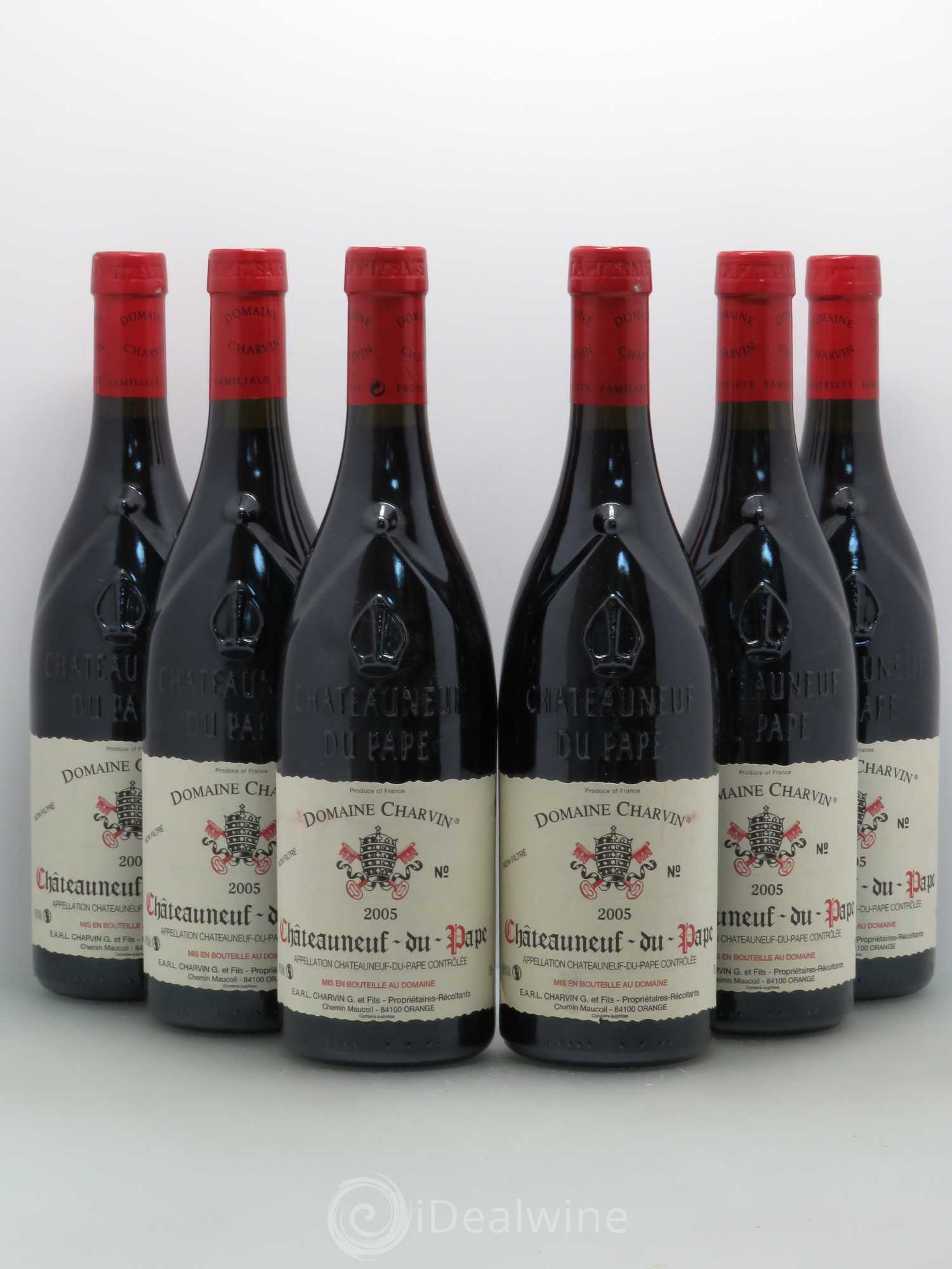 Châteauneuf-du-Pape Charvin (Domaine) 2005 - Lot de 6 bouteilles - 0