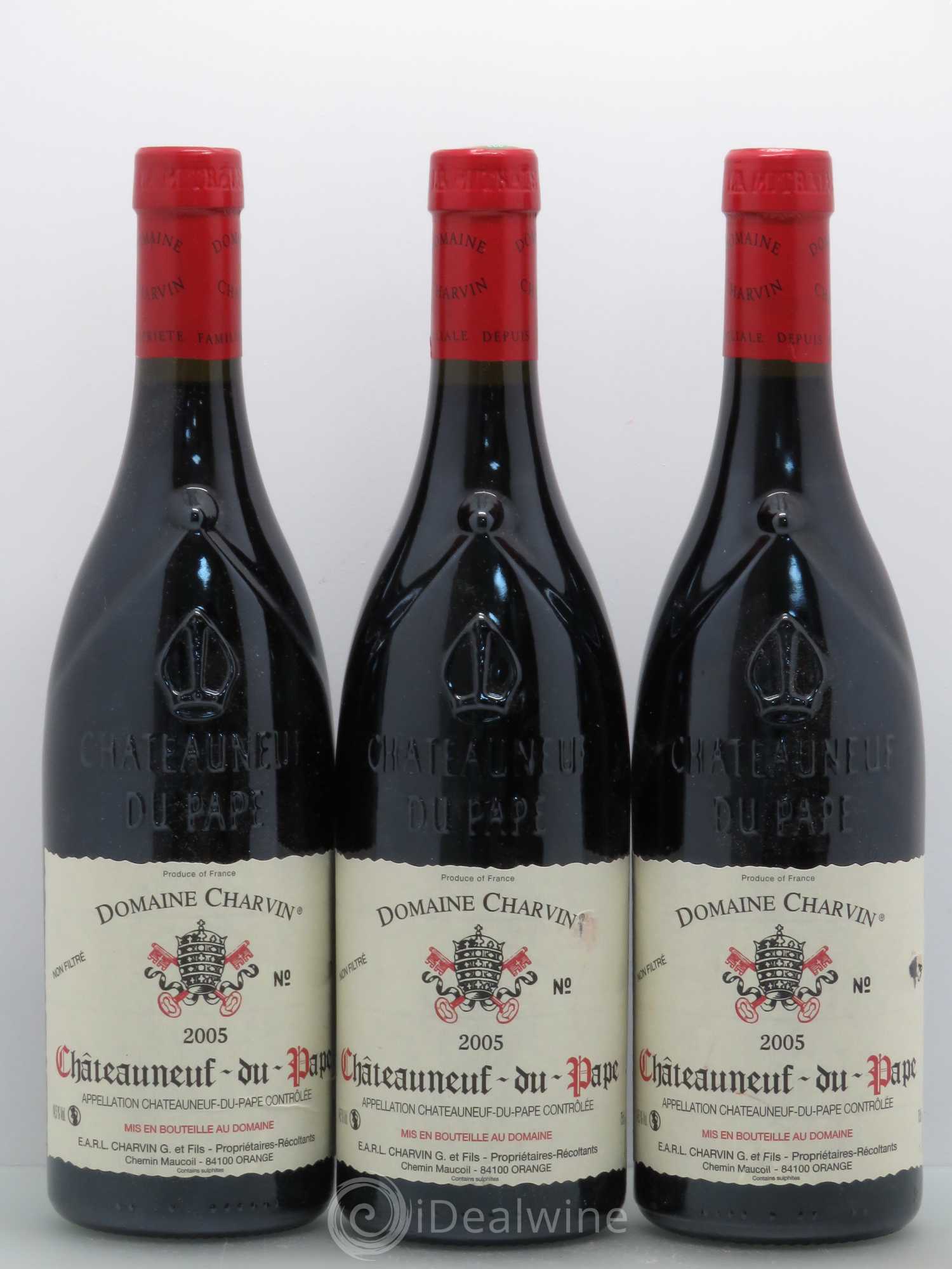 Châteauneuf-du-Pape Charvin (Domaine) 2005 - Lot de 3 bouteilles - 0