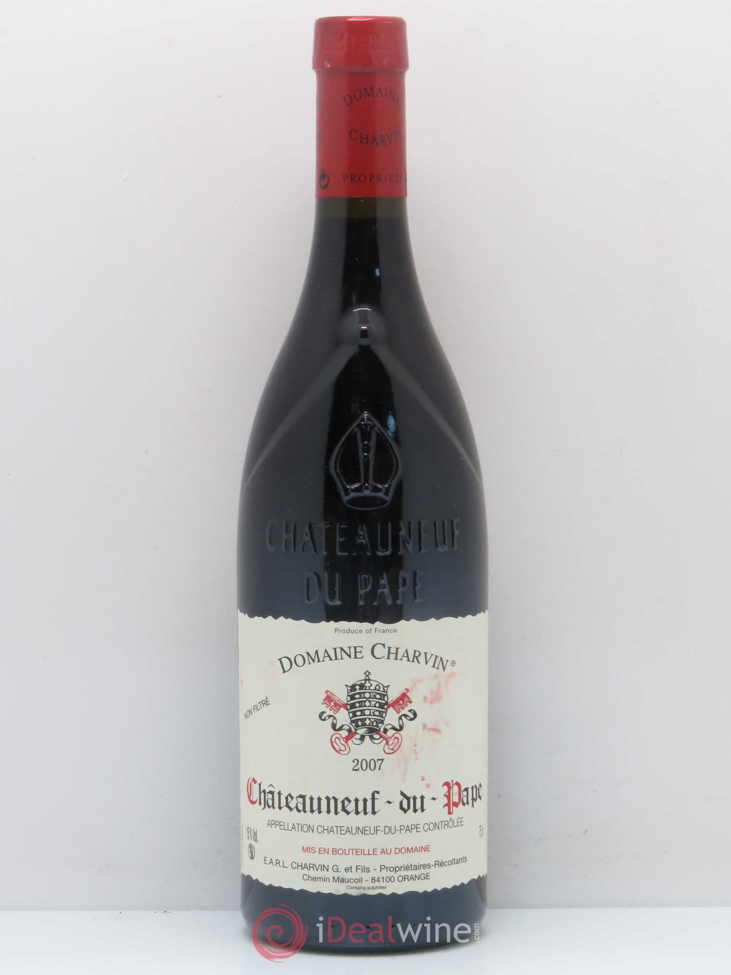 Châteauneuf-du-Pape Charvin (Domaine) 2007 - Lot de 1 bouteille - 0