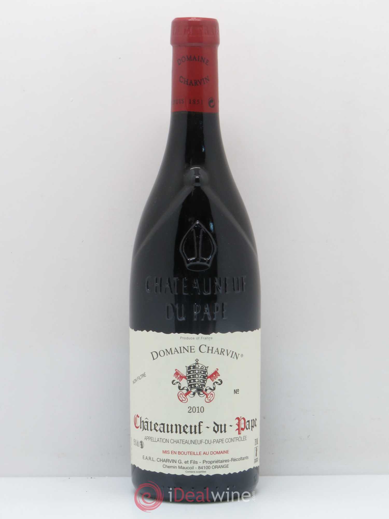 Châteauneuf-du-Pape Charvin (Domaine) 2010 - Lot de 1 bouteille - 0