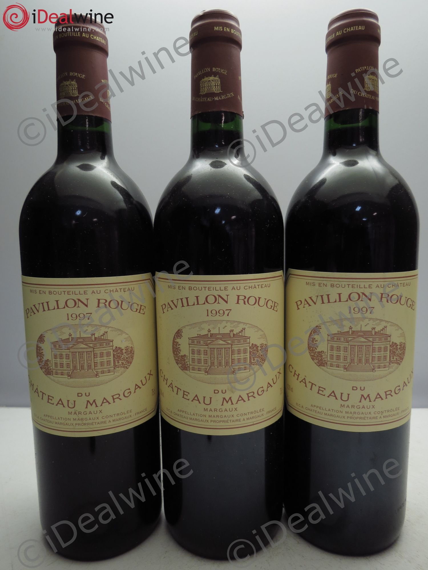 Pavillon Rouge du Château Margaux Second Vin 1997 - Lot de 3 bouteilles - 0