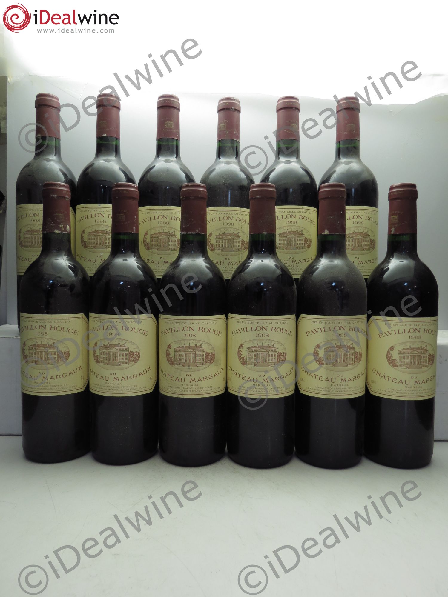 Pavillon Rouge du Château Margaux Second Vin 1998 - Lot de 12 bouteilles - 0
