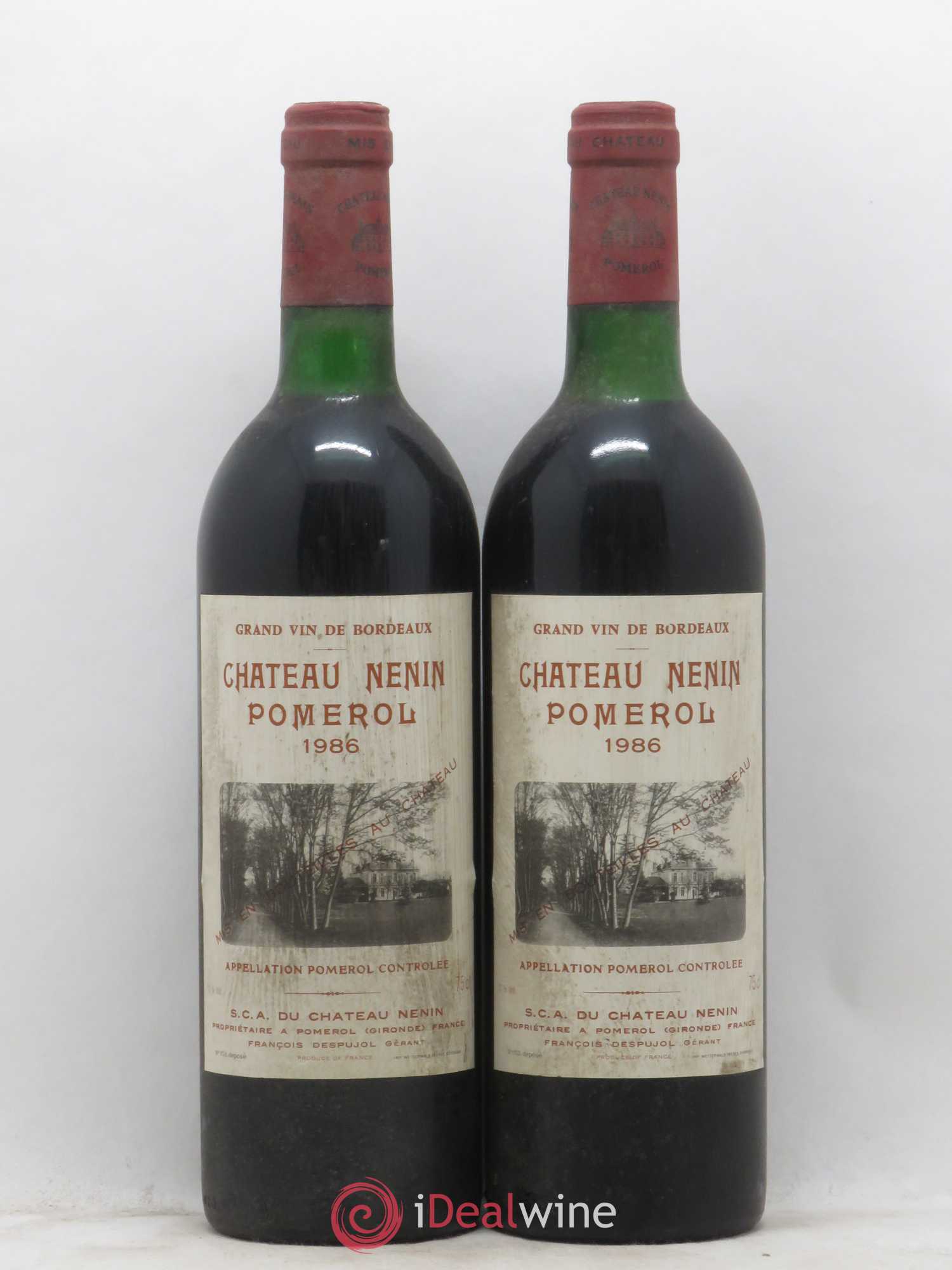 Château Nenin 1986 - Lot de 2 bouteilles - 0