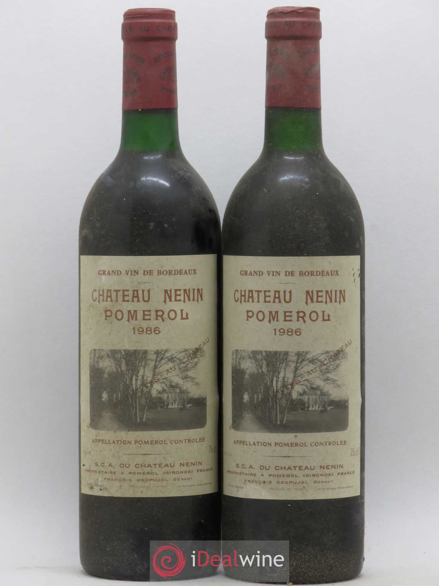 Château Nenin 1986 - Lot de 2 bouteilles - 0