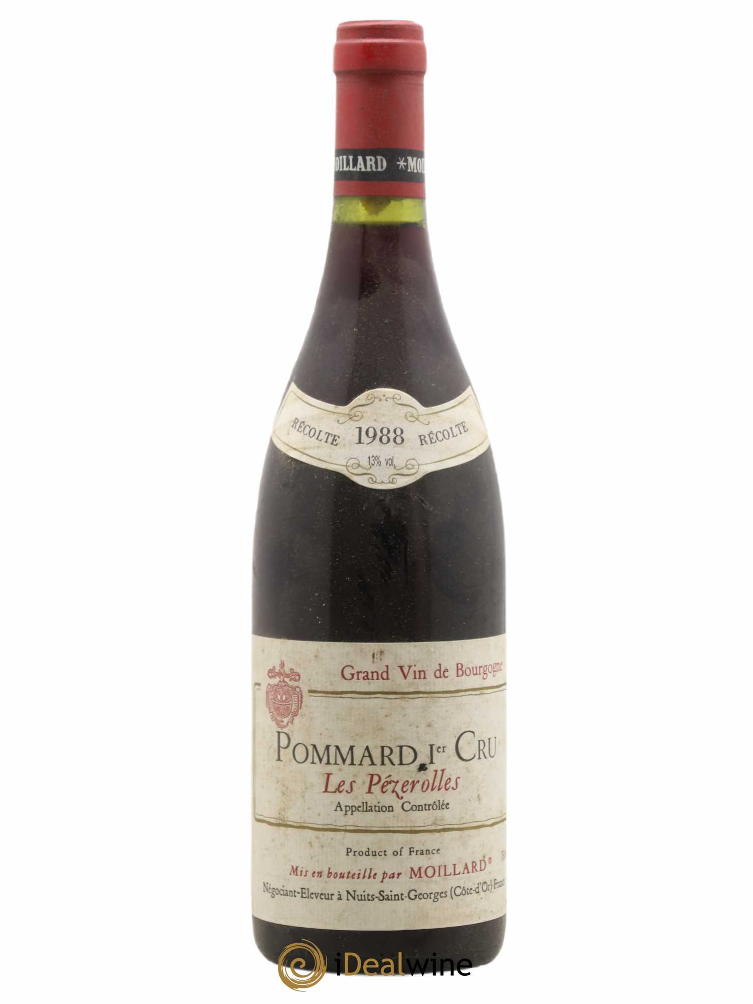 Pommard 1er Cru Les Pézerolles Moillard 1988 - Posten von 1 Flasche - 0