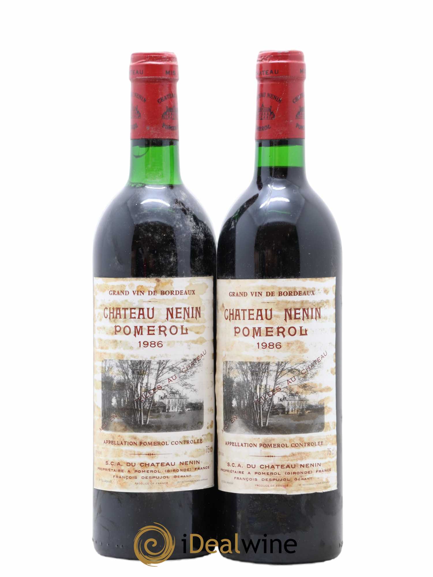 Château Nenin 1986 - Lot de 2 bouteilles - 0