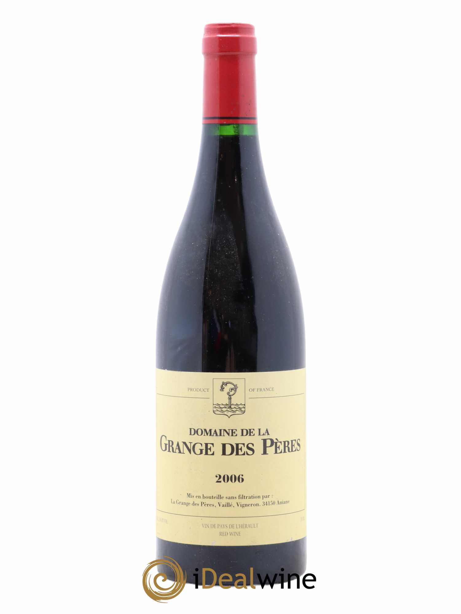 Pays d'Hérault Grange des Pères Laurent Vaillé 2006 - Lot de 1 bouteille - 0