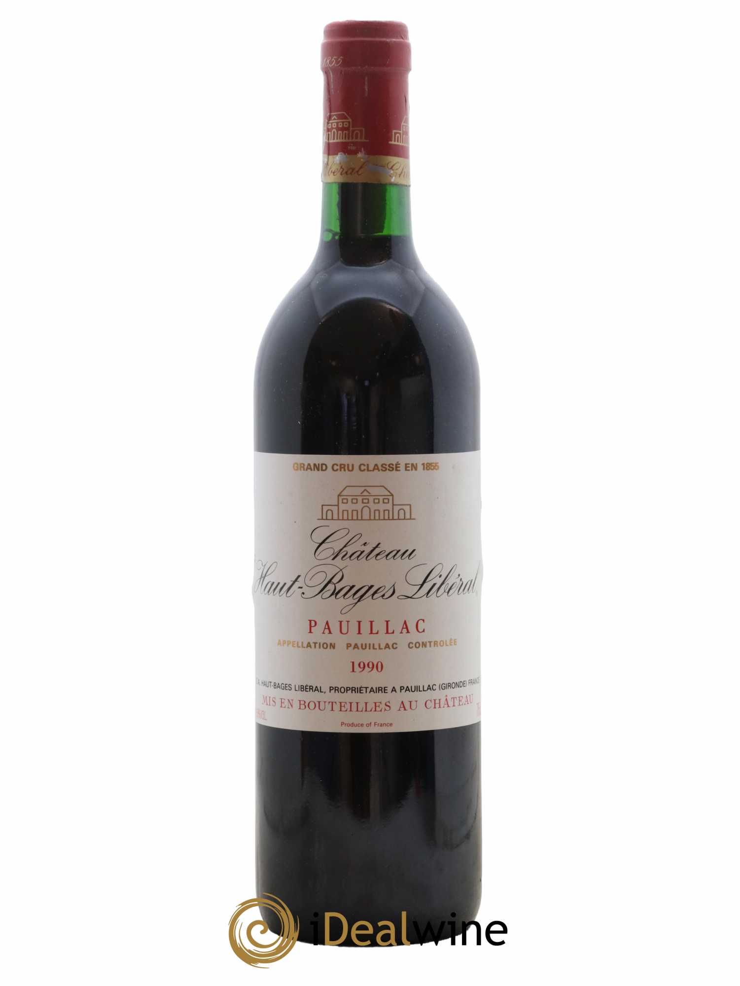 Château Haut Bages Libéral 5ème Grand Cru Classé 1990 - Lot de 1 bouteille - 0