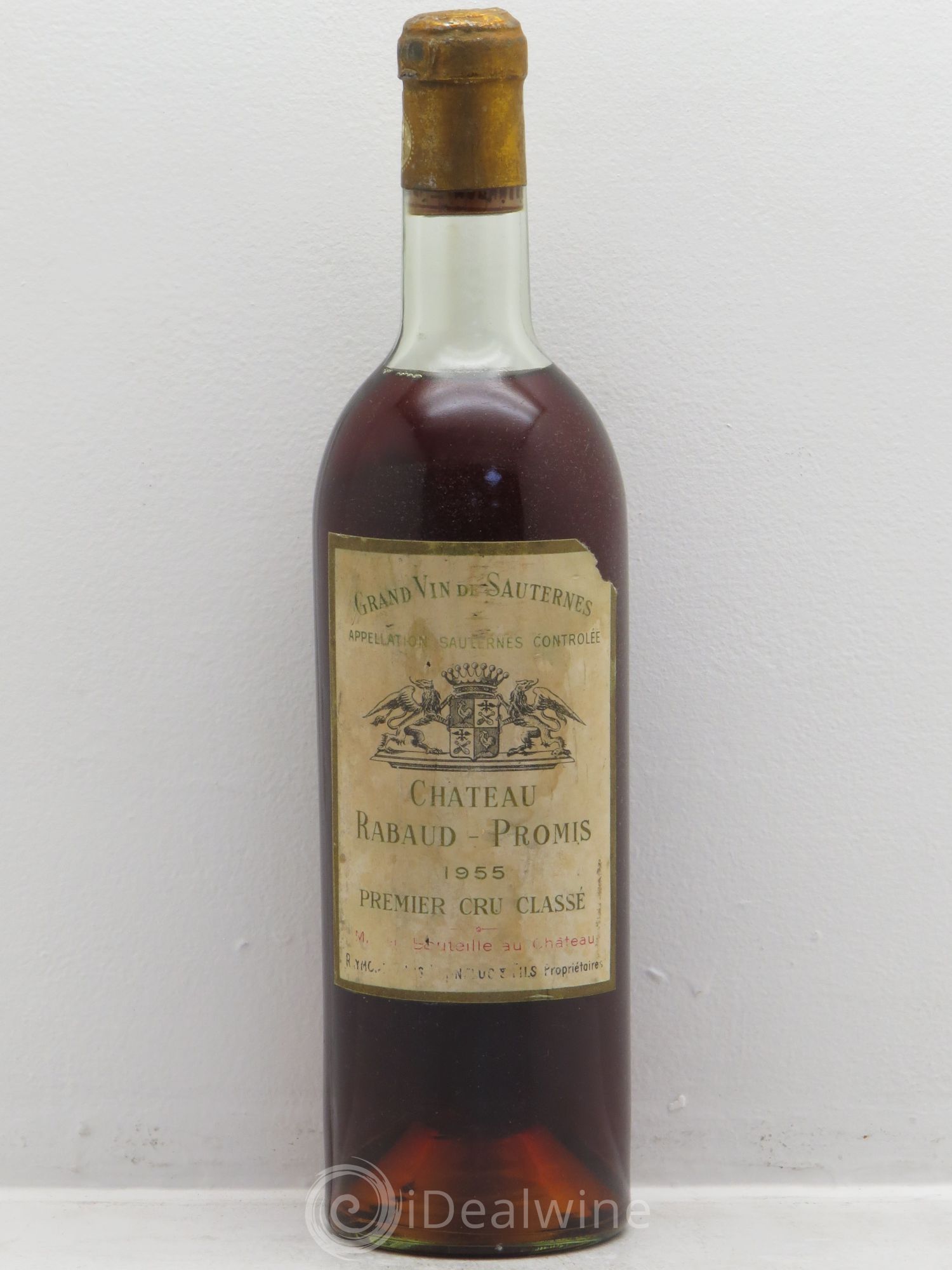 Château Rabaud Promis 1er Grand Cru Classé 1955 - Posten von 1 Flasche - 0
