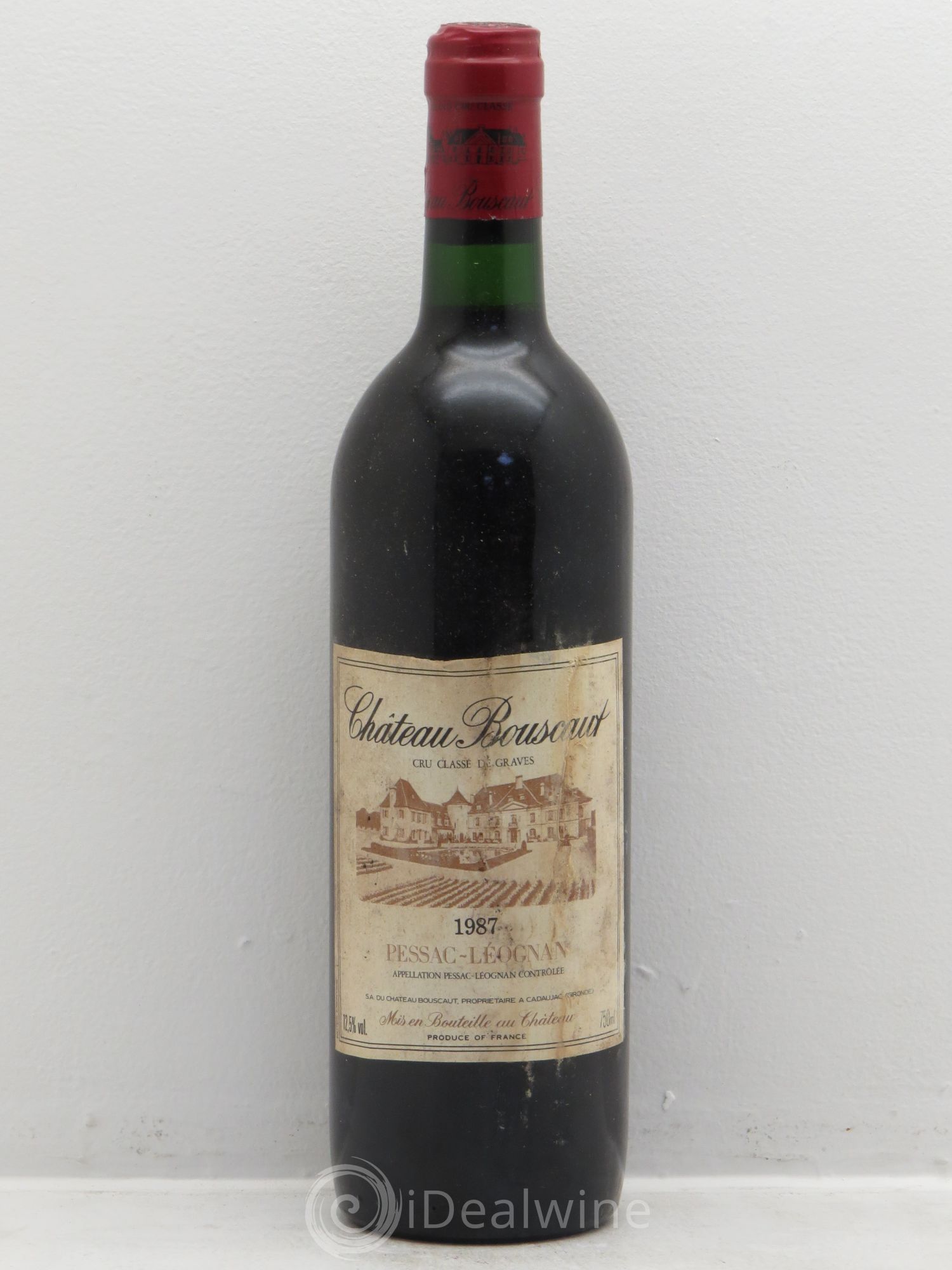Château Bouscaut Cru Classé de Graves 1987 - Lot de 1 bouteille - 0