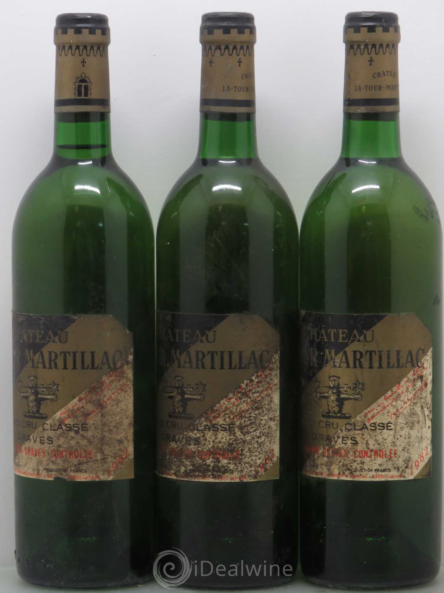 Château Latour-Martillac Cru Classé de Graves 1982 - Lot de 6 bouteilles - 2
