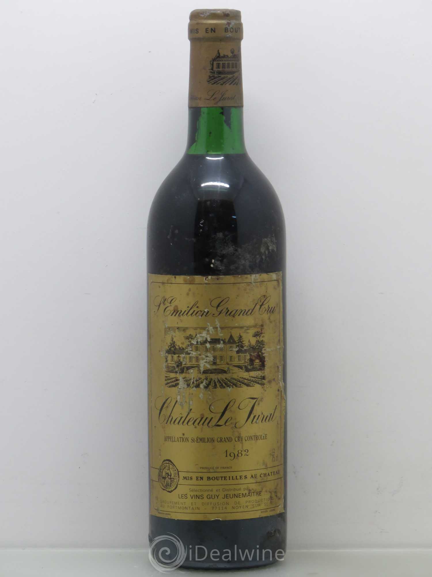 Château le Jurat Saint Emilion Grand Cru 1982 - Posten von 1 Flasche - 0