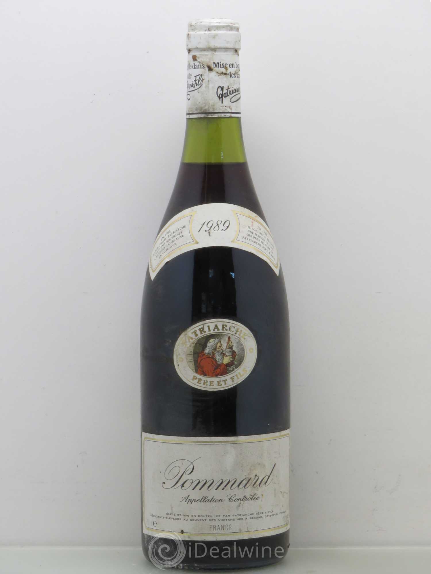 Pommard Domaine Patriarche 1989 - Lot de 1 bouteille - 0