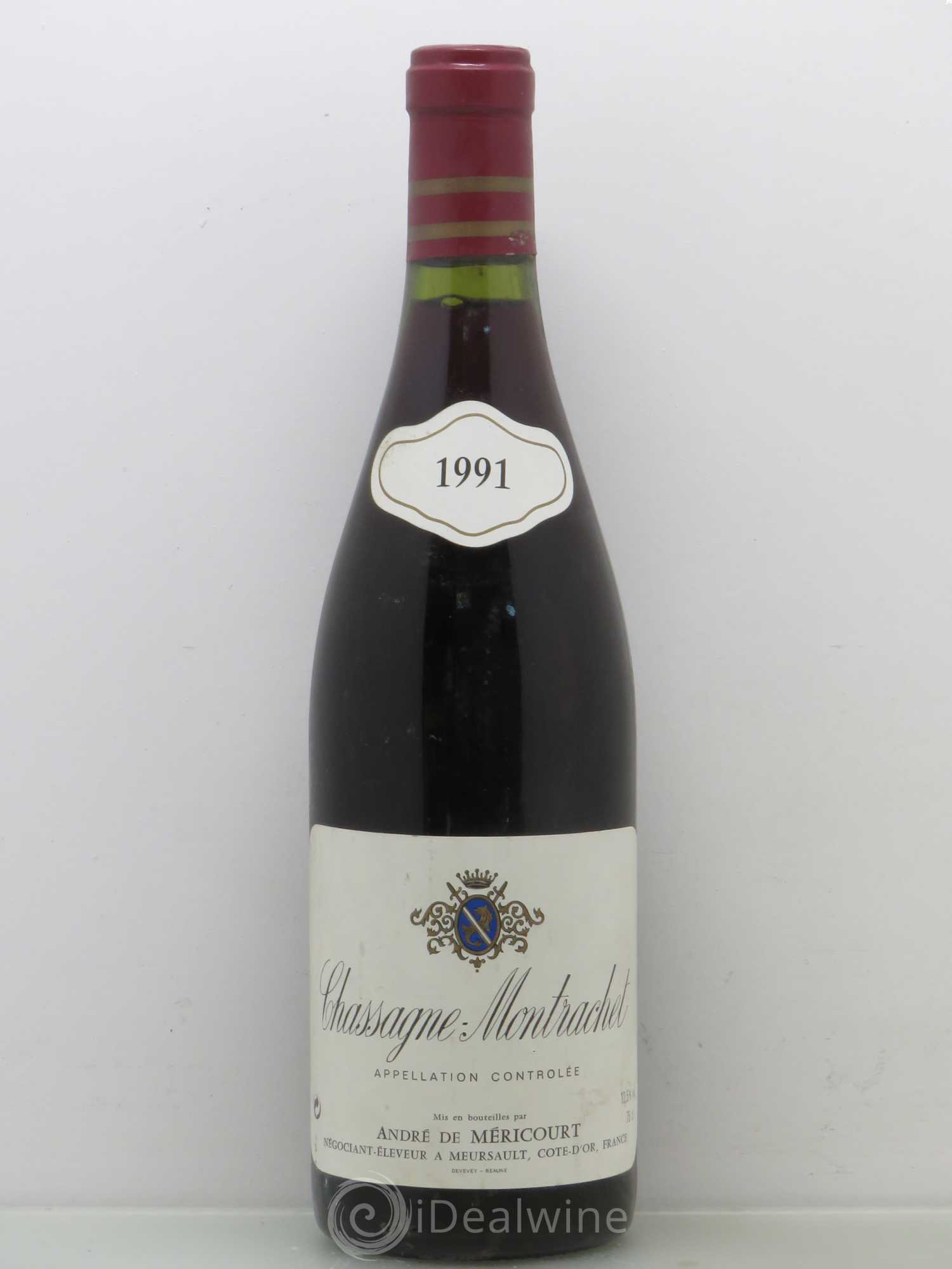 Chassagne-Montrachet André de Méricourt 1991 - Lot de 1 bouteille - 0