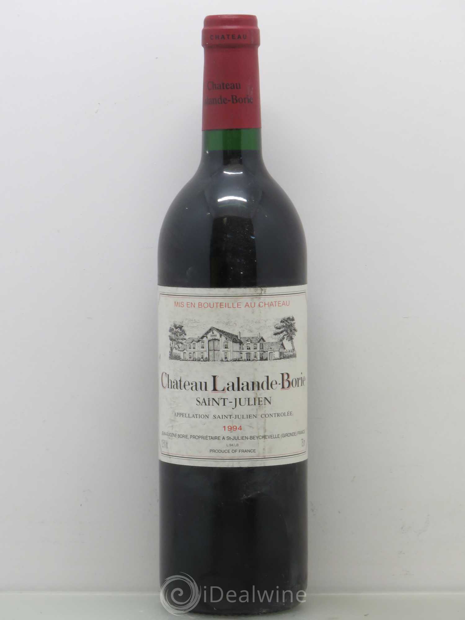 Château Lalande Borie 1994 - Lot de 1 bouteille - 0