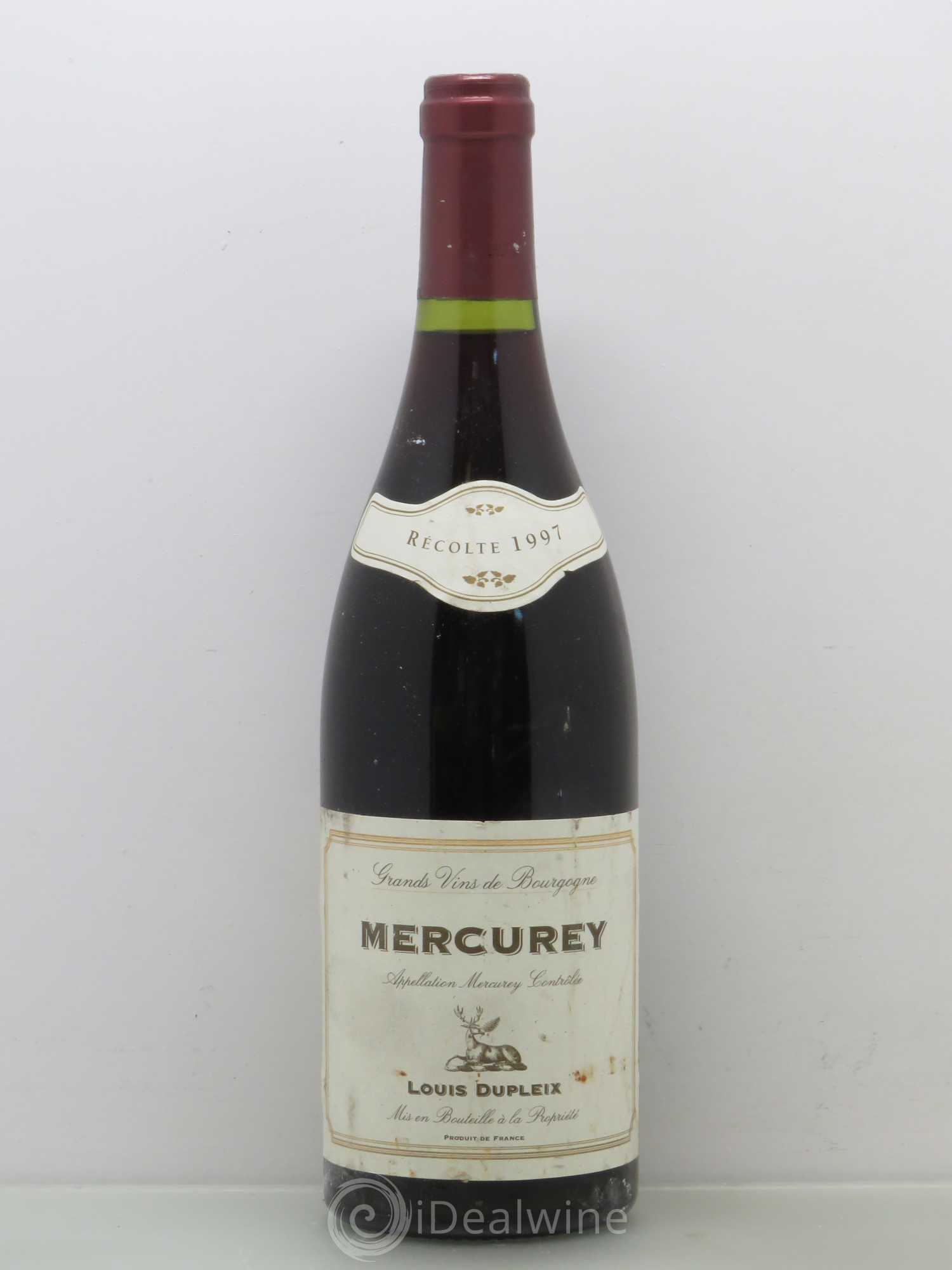 Mercurey Domaine Louis Dupleix 1997 - Posten von 1 Flasche - 0