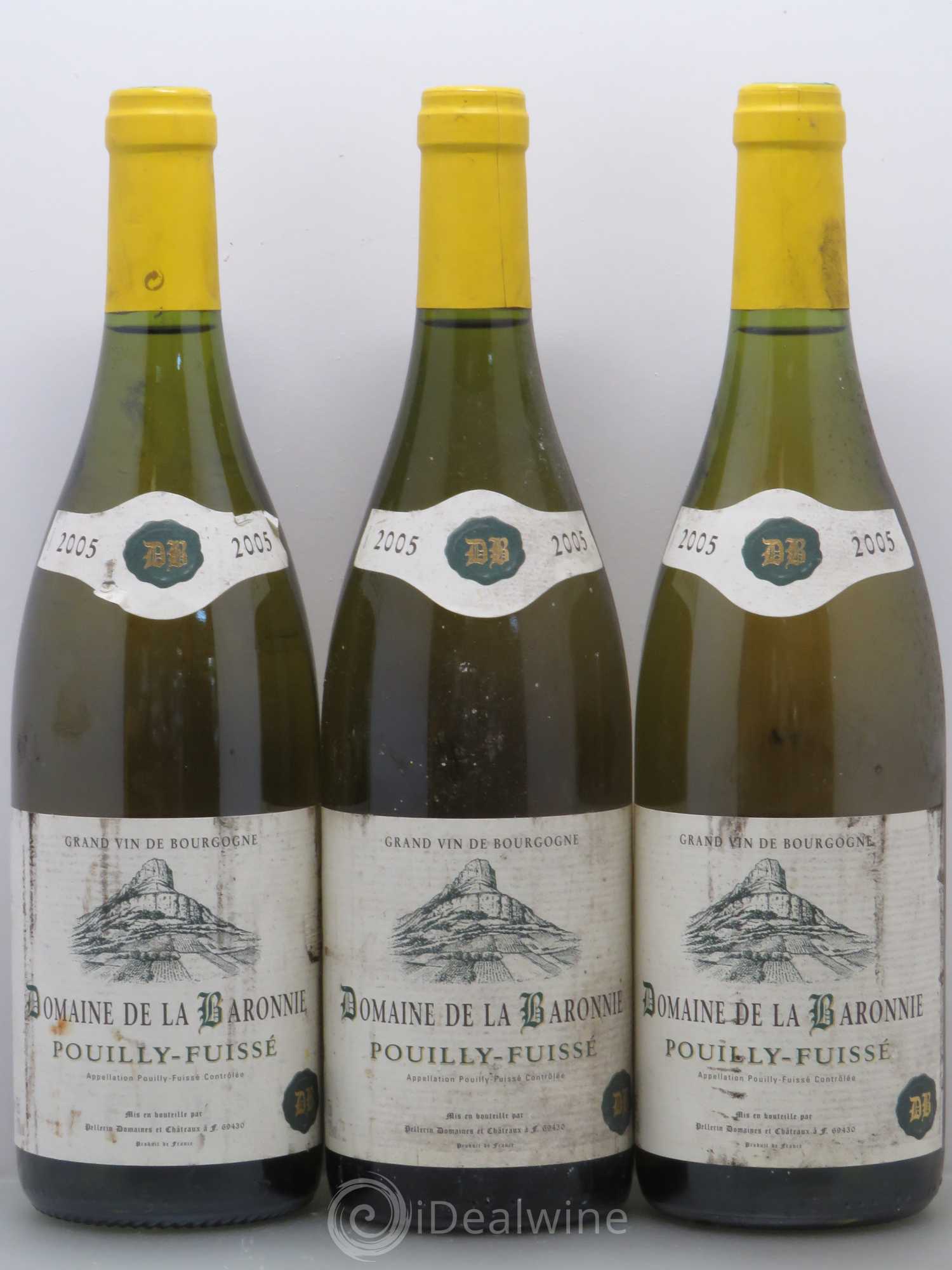 Pouilly-Fuissé Domaine de La Baronnie 2005 - Posten von 3 Flaschen - 0