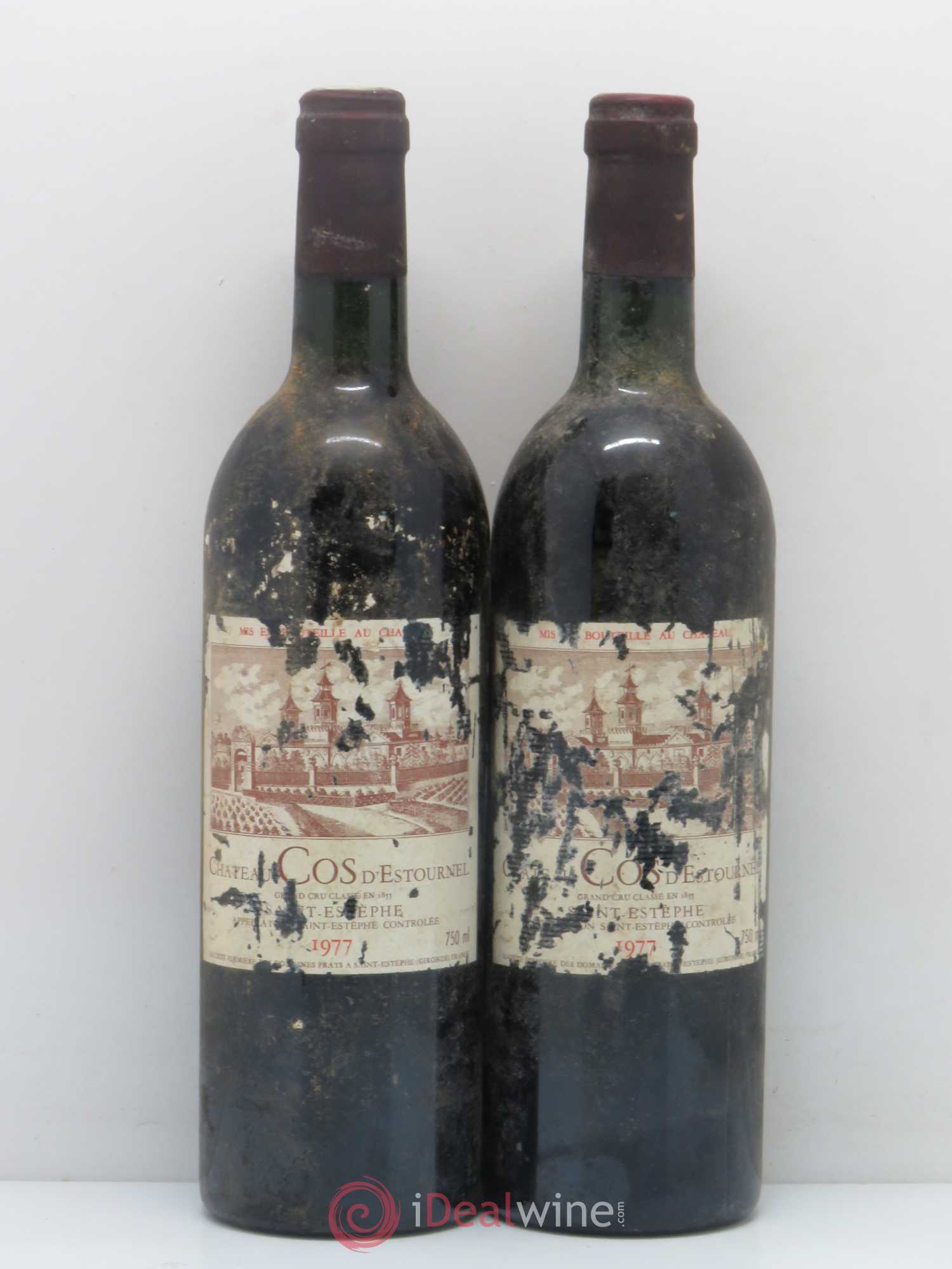 Cos d'Estournel 2ème Grand Cru Classé 1977 - Lot de 2 bouteilles - 0