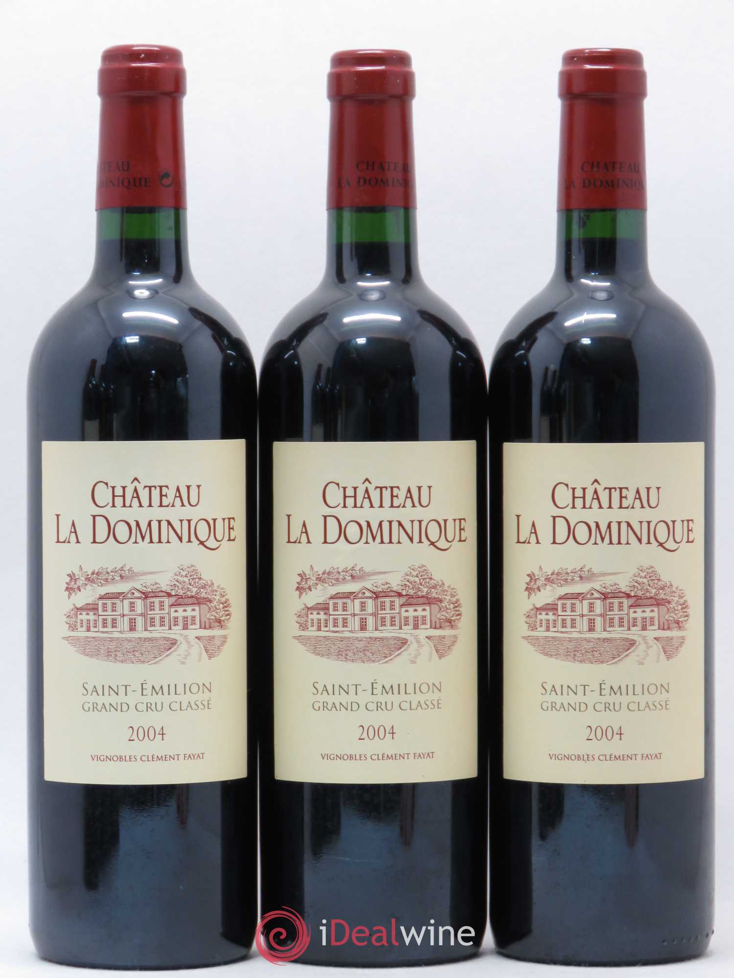 Château la Dominique Grand Cru Classé 2004 - Lot de 6 bouteilles - 1