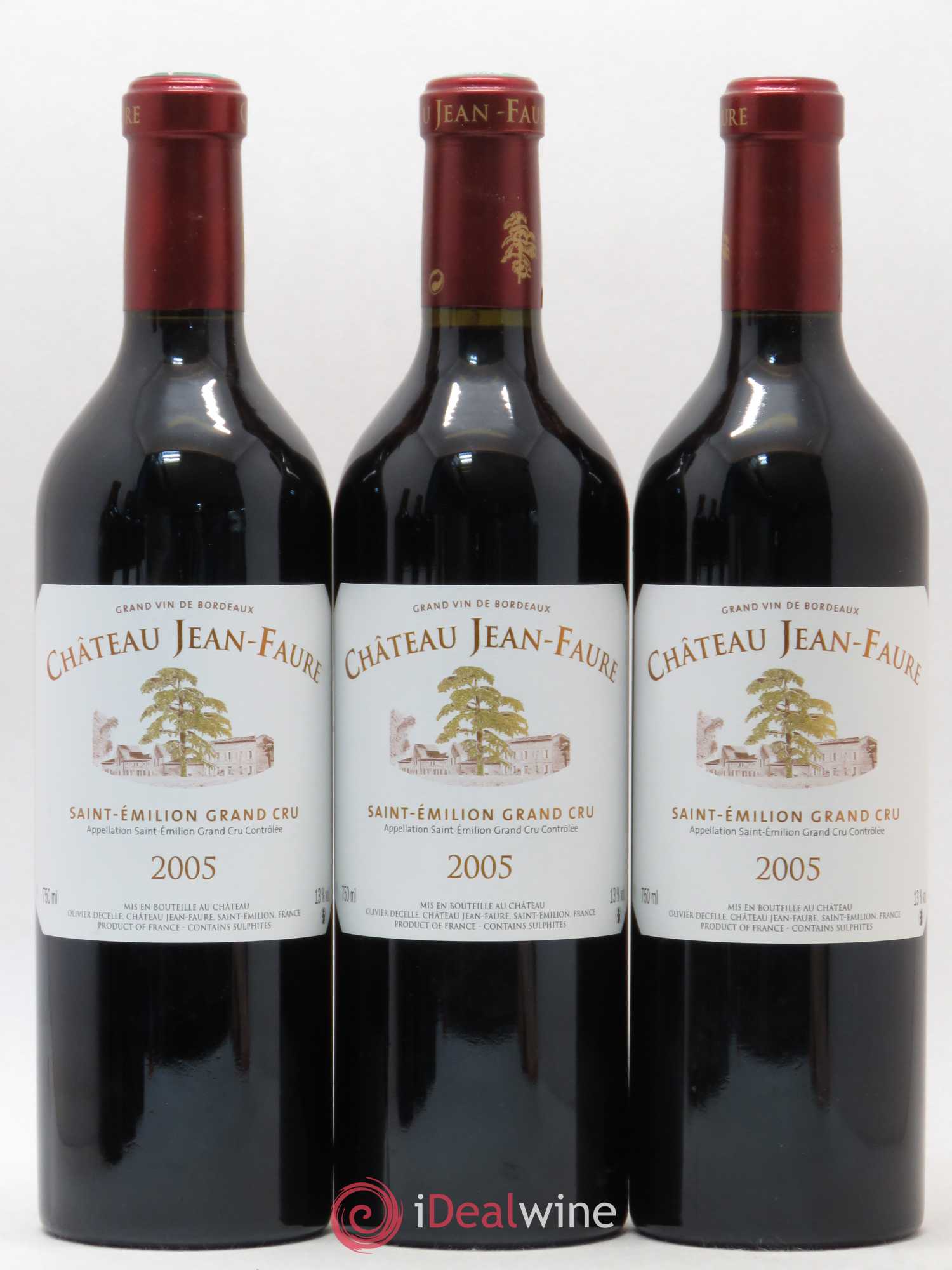 Château Jean Faure Grand Cru Classé 2005 - Lot de 6 bouteilles - 1