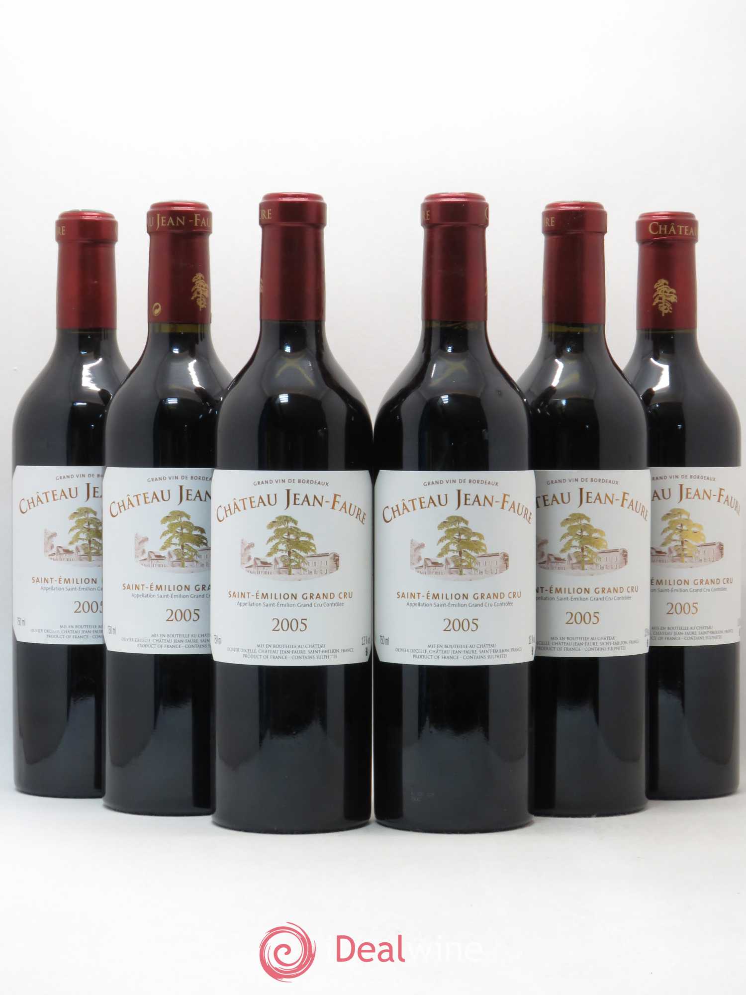Château Jean Faure Grand Cru Classé 2005 - Lot de 6 bouteilles - 0