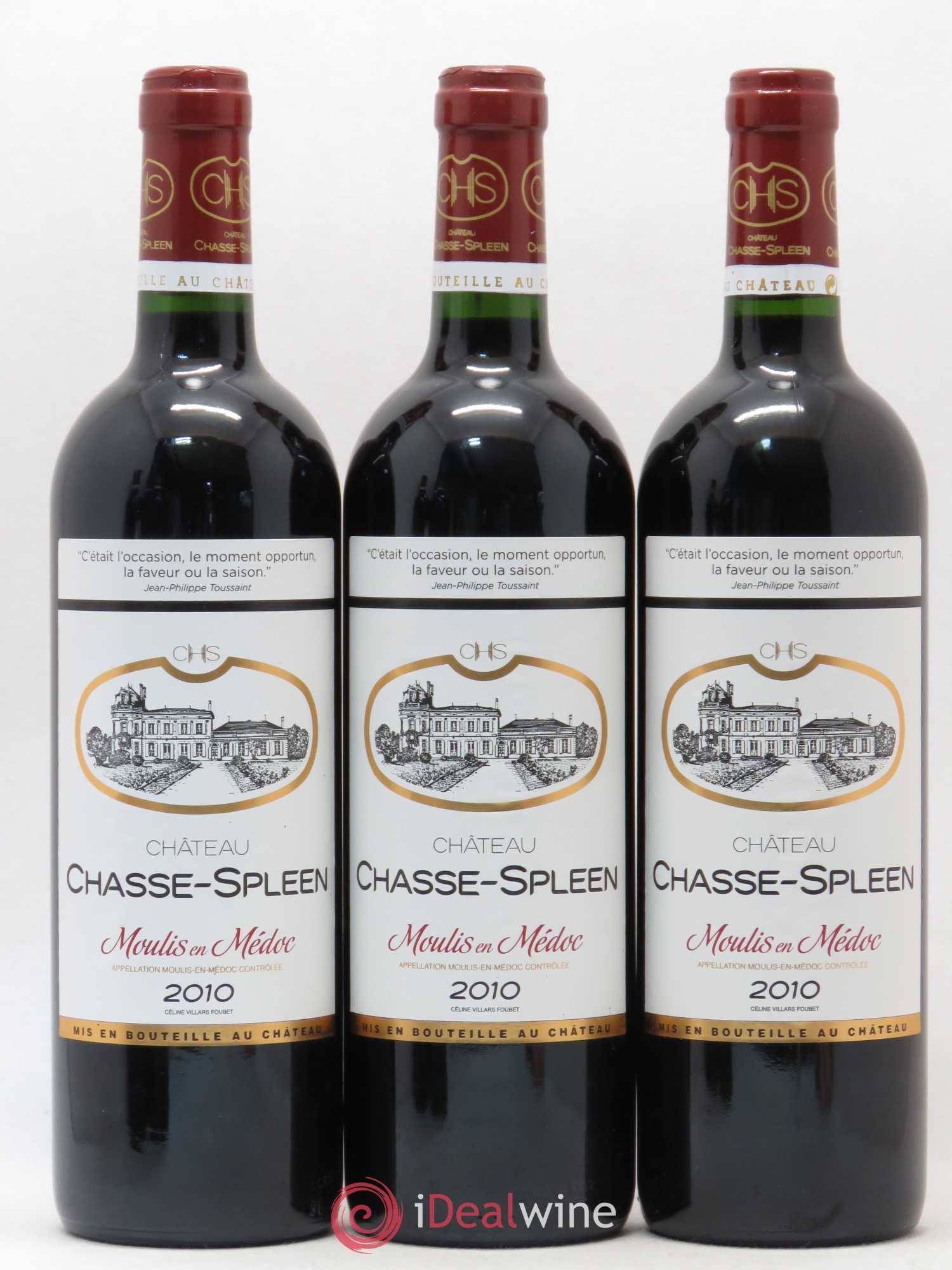 Château Chasse Spleen 2010 - Lot de 6 bouteilles - 1