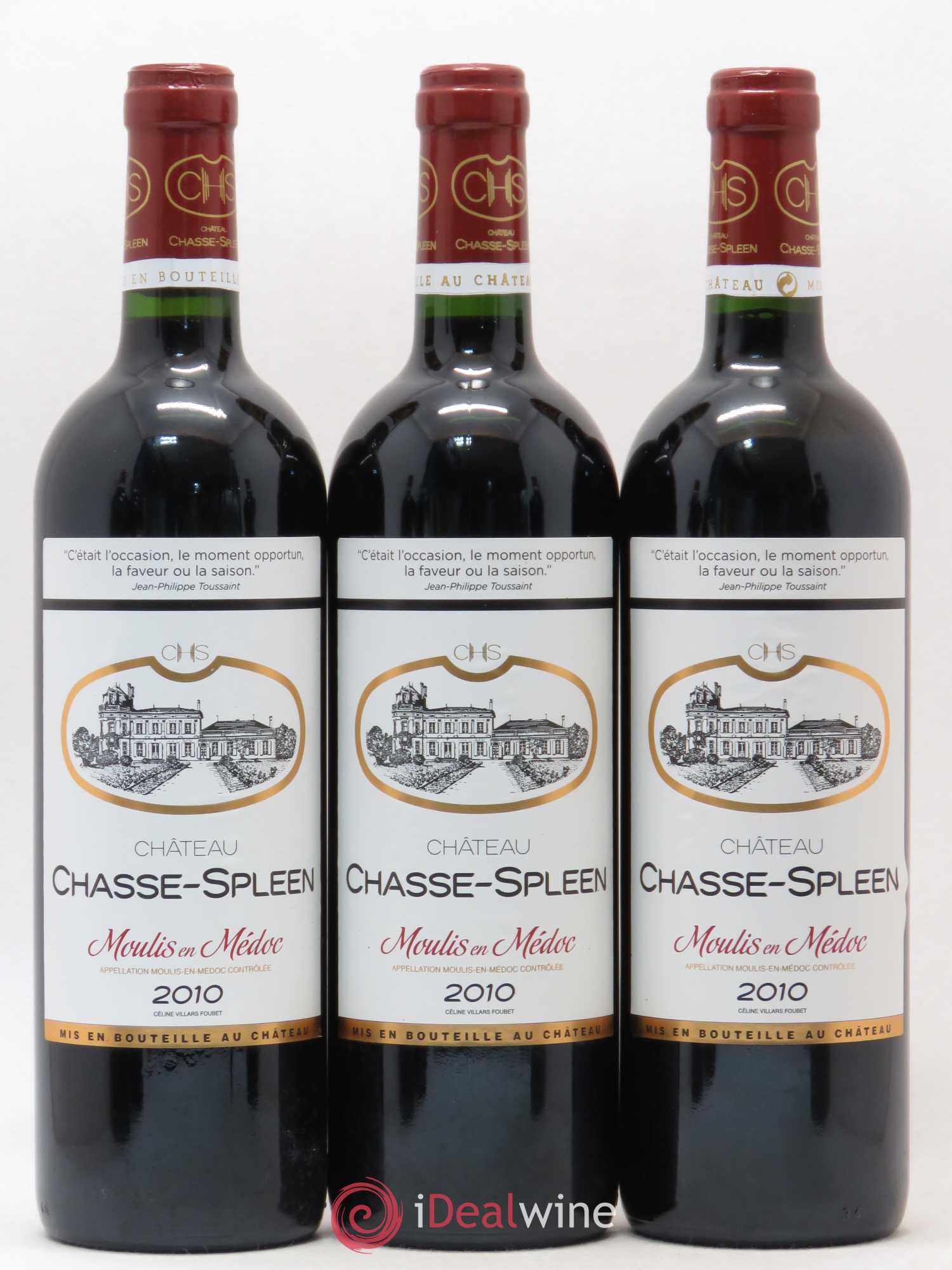 Château Chasse Spleen 2010 - Lot de 6 bouteilles - 2