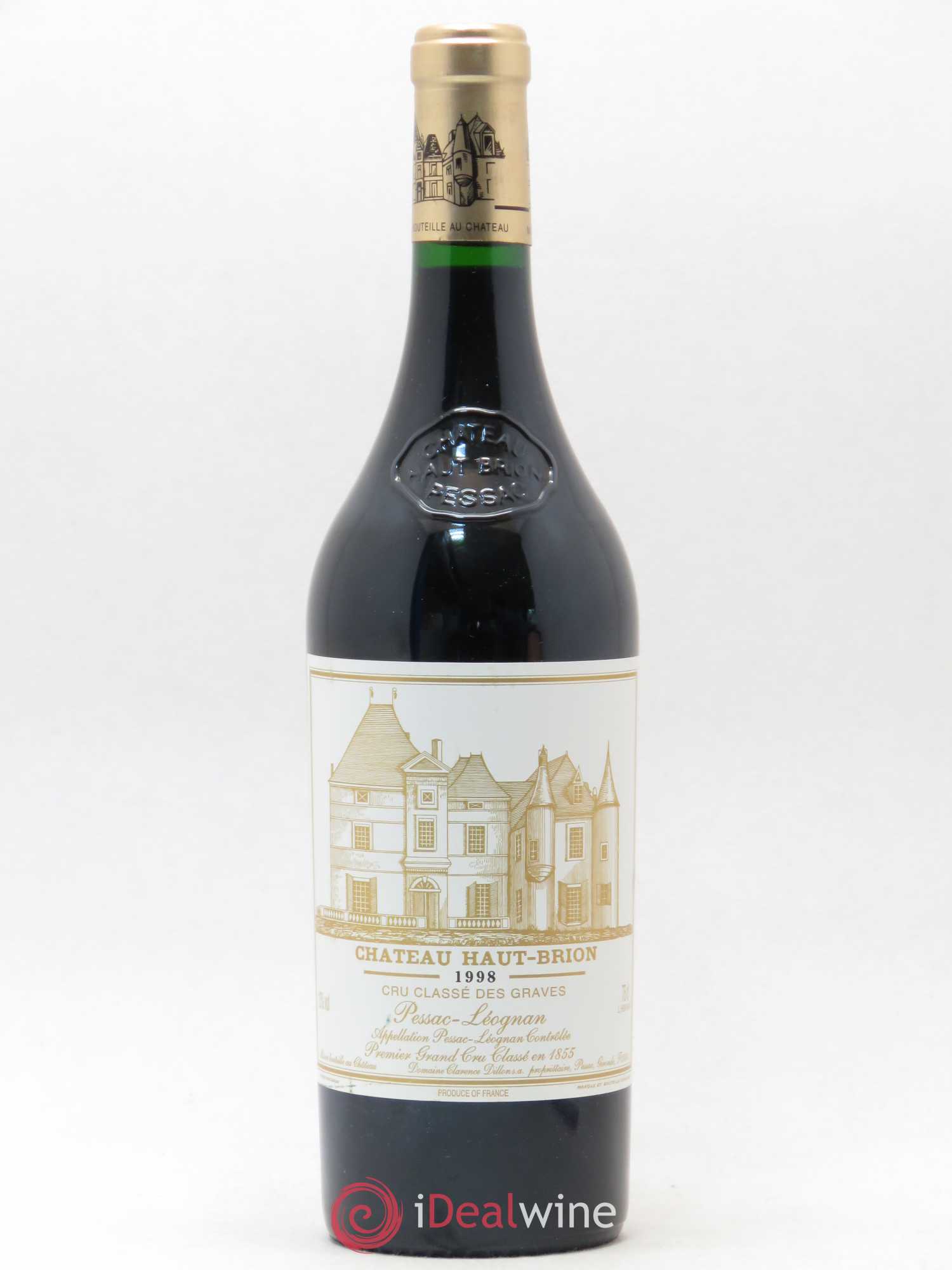 Château Haut Brion 1er Grand Cru Classé 1998 - Lot de 1 bouteille - 0