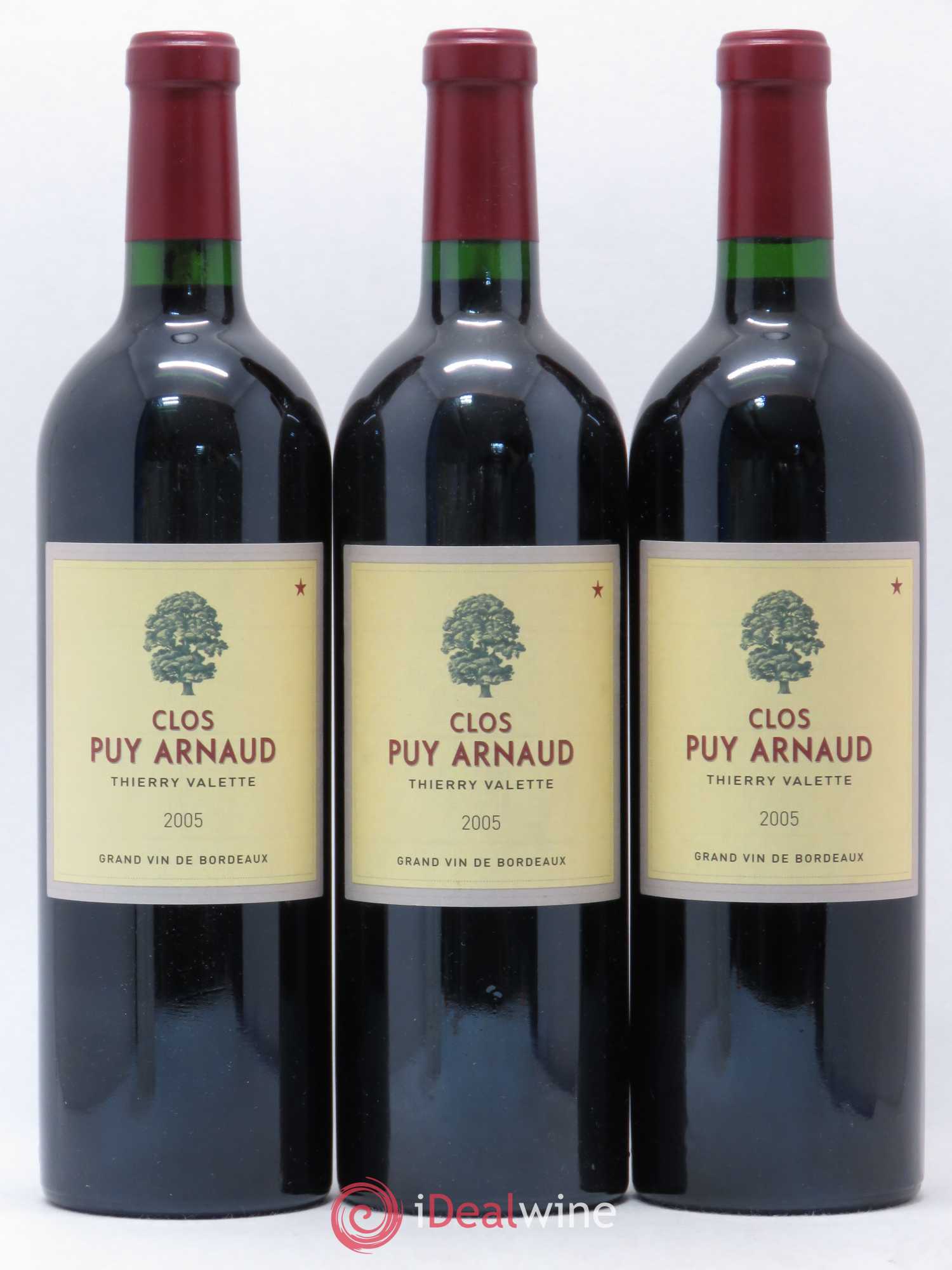 Clos Puy Arnaud 2005 - Lot of 3 bottles - 0