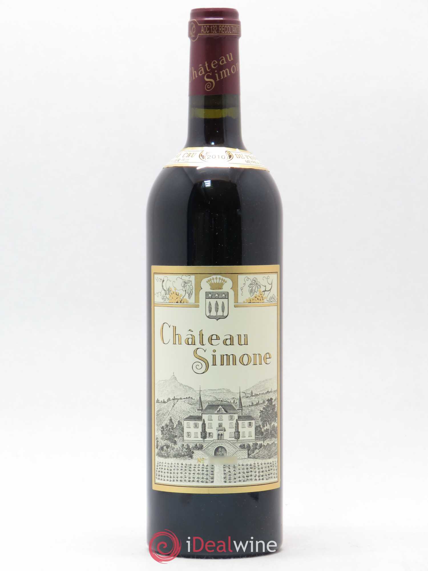 Palette Château Simone Famille Rougier 2010 - Posten von 1 Flasche - 0