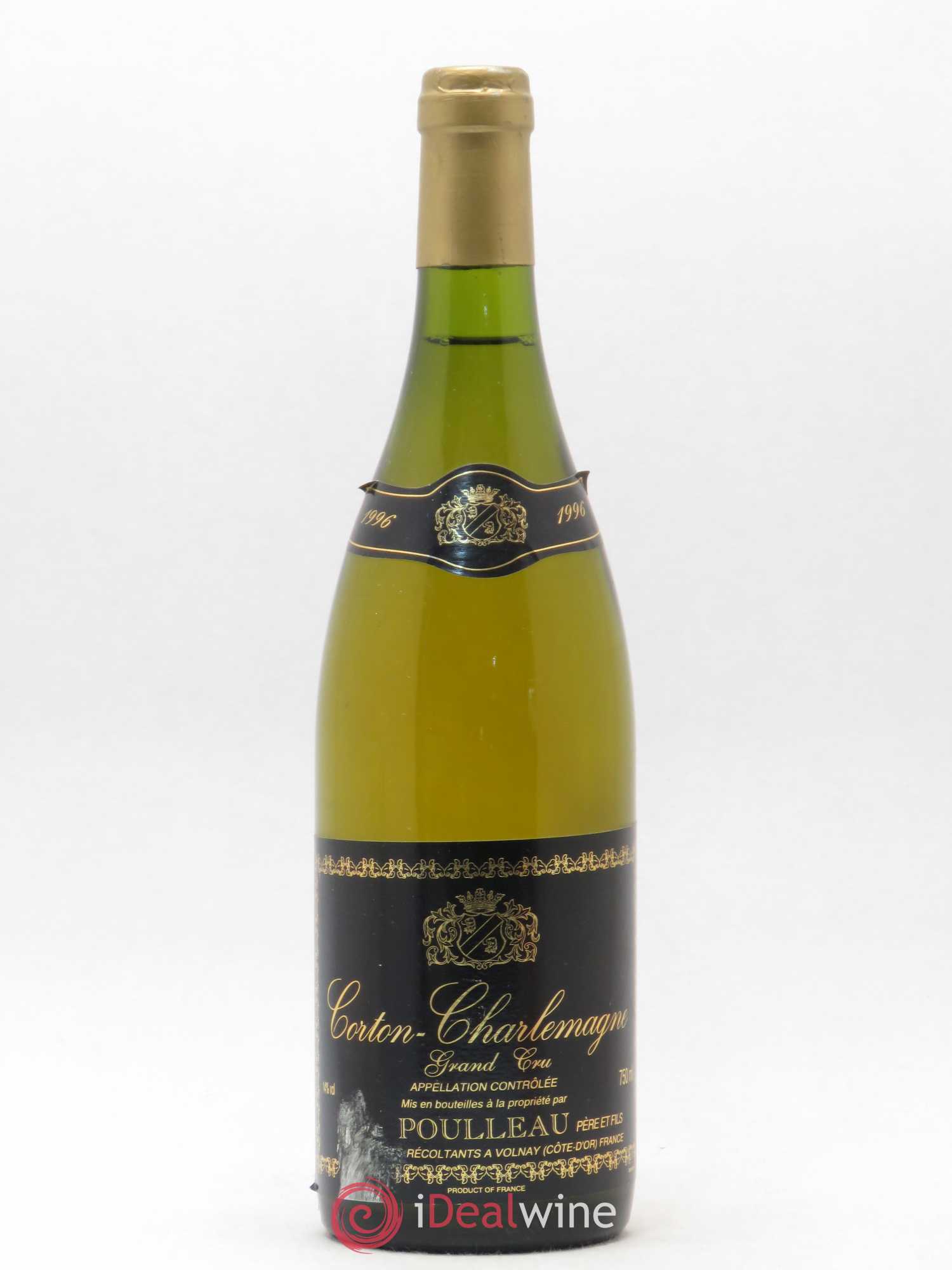 Corton-Charlemagne Grand Cru Domaine Poulleau Père et Fils 1996 - Posten von 1 Flasche - 0