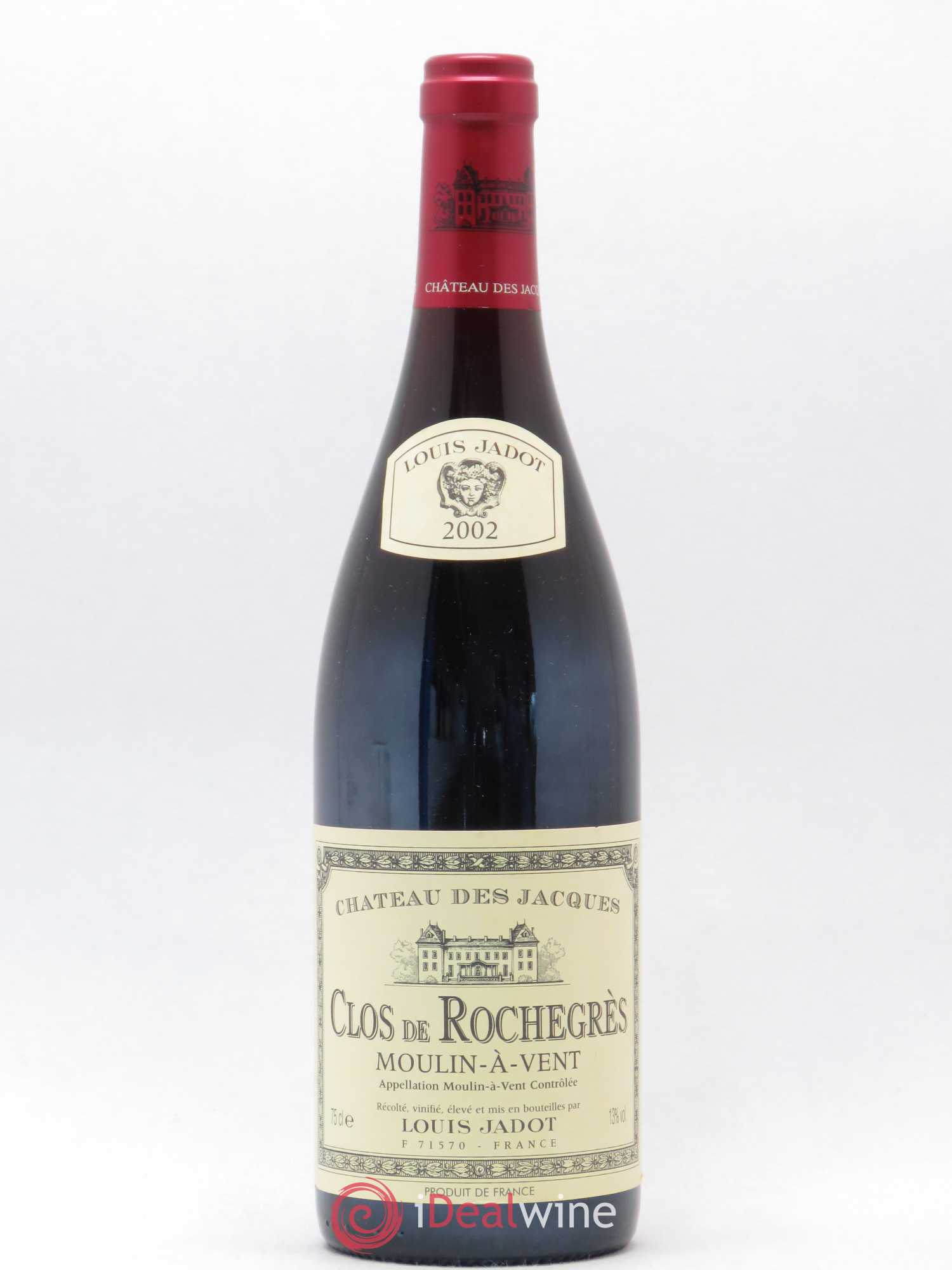 Moulin-à-Vent Clos de Rochegrès Château des Jacques (ohne Mindestpreis) 2002 - Posten von 1 Flasche - 0