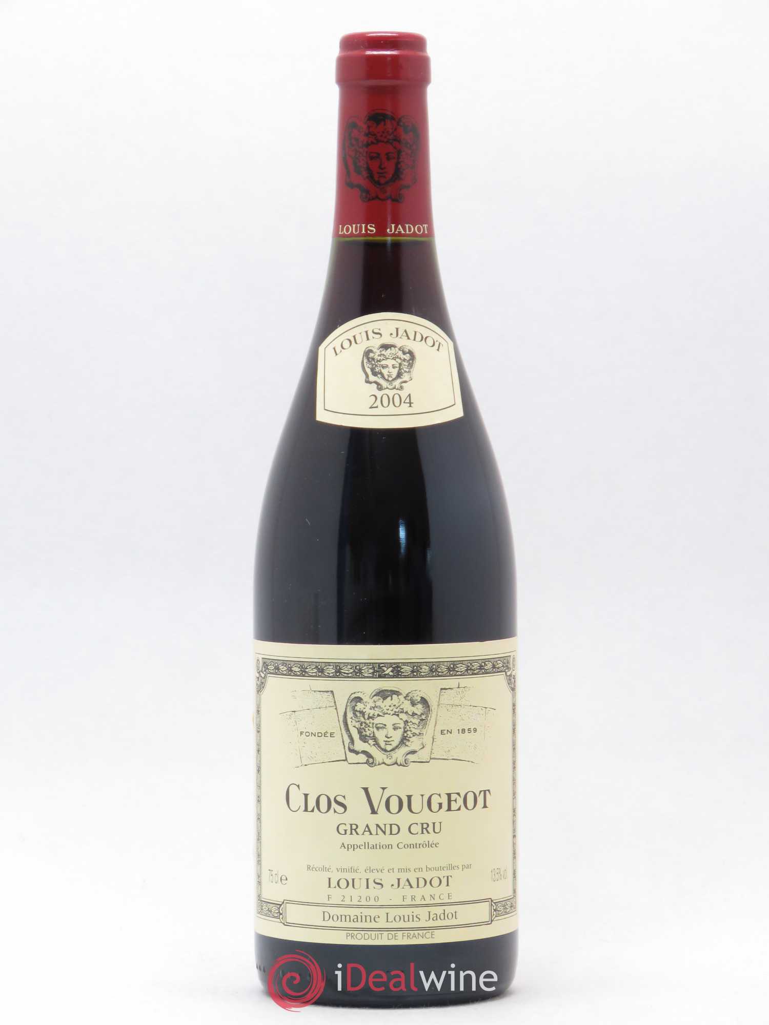 Clos de Vougeot Grand Cru Louis Jadot (Domaine) 2004 - Lot de 1 bouteille - 0