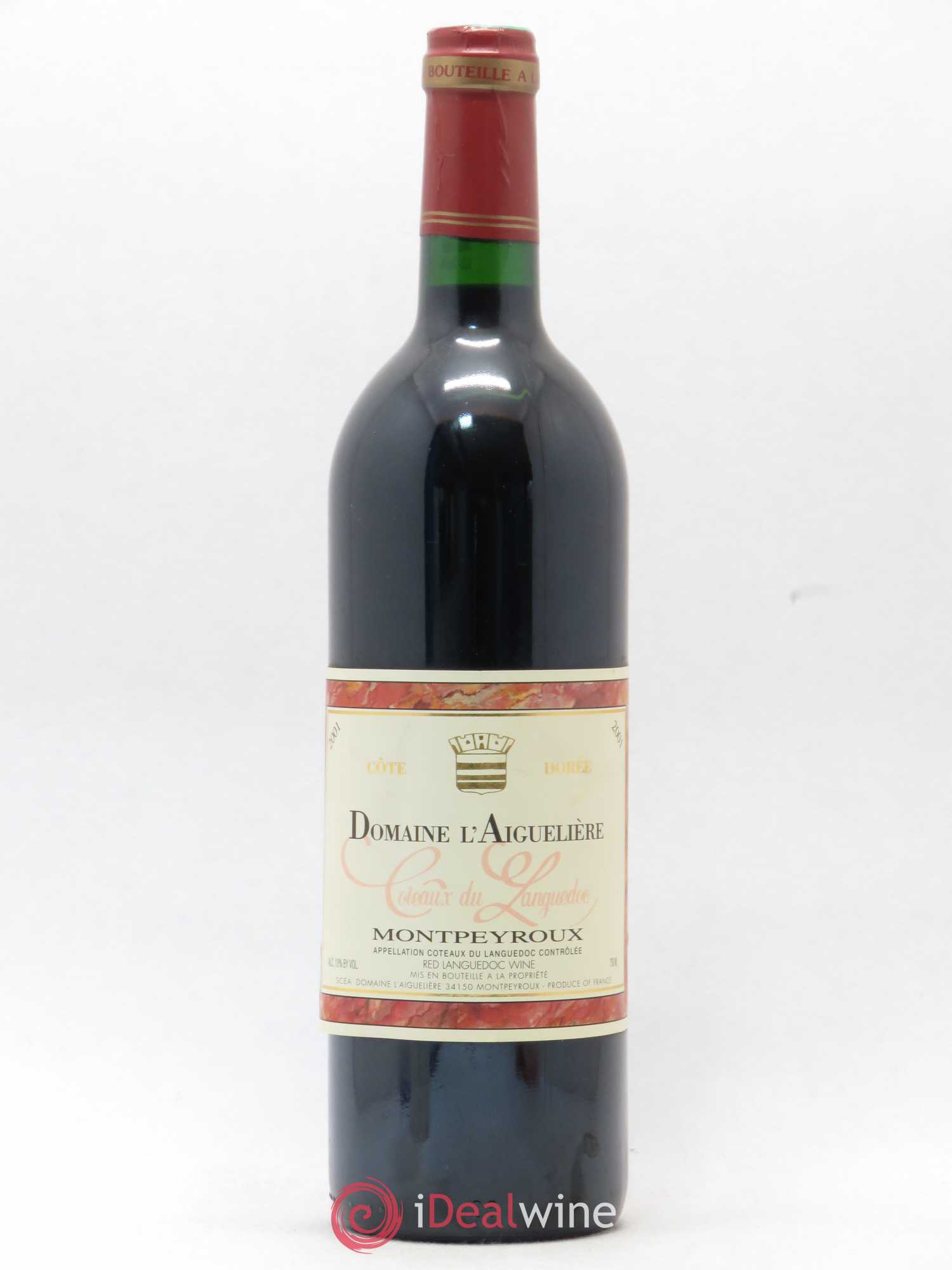 Coteaux du Languedoc Montpeyroux Côte Dorée Domaine l'Aiguelière 2001 - Posten von 1 Flasche - 0