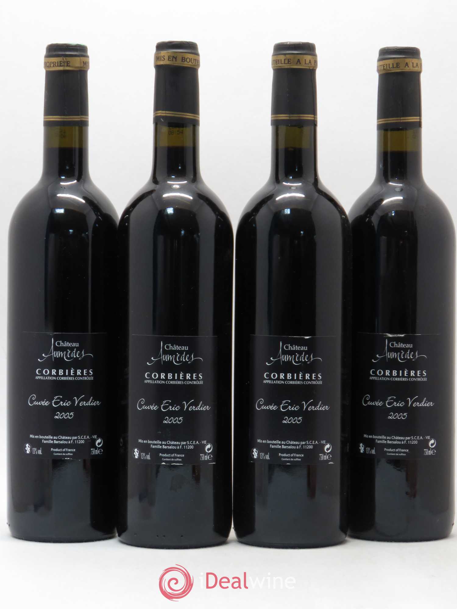 Corbières Cuvée Eric Verdier Château Aumèdes 2005 - Lot de 4 bouteilles - 1
