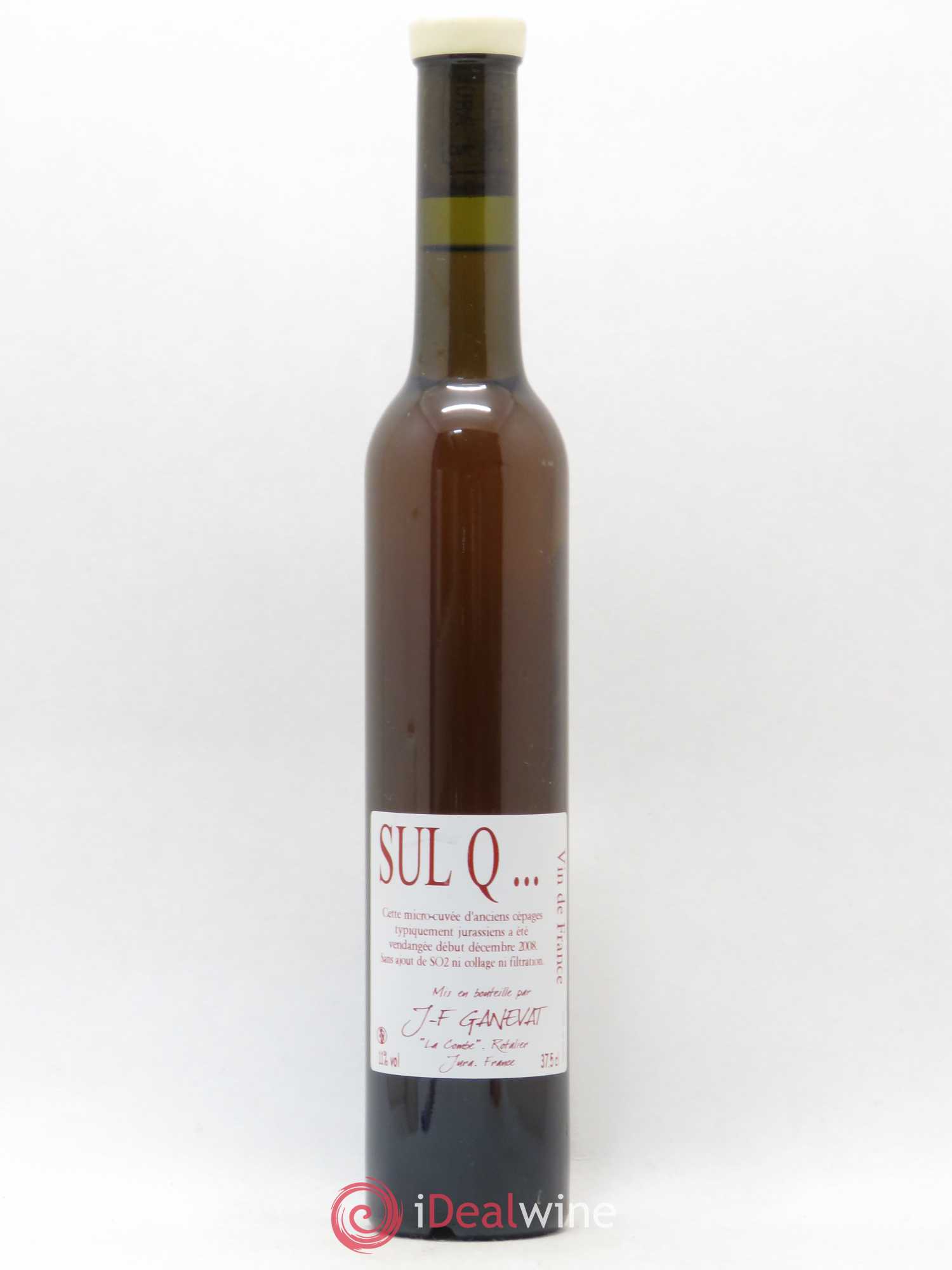 Vin de France Sul Q Anne et Jean François Ganevat 2008 - Lotto di 1 mezza bottiglia - 0