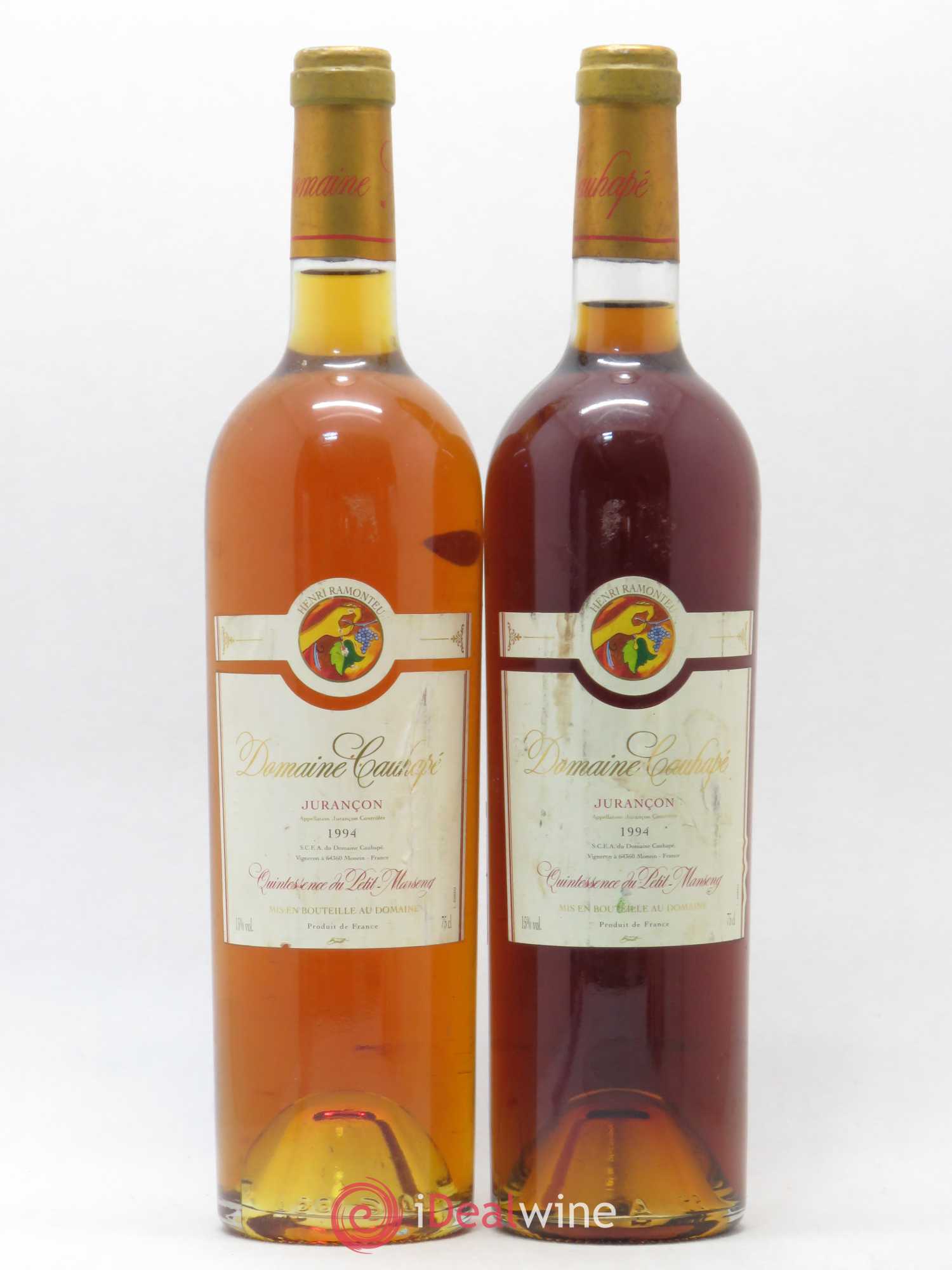 Jurançon Quintessence du Petit Manseng Cauhapé 1994 - Lotto di 2 bottiglie - 0