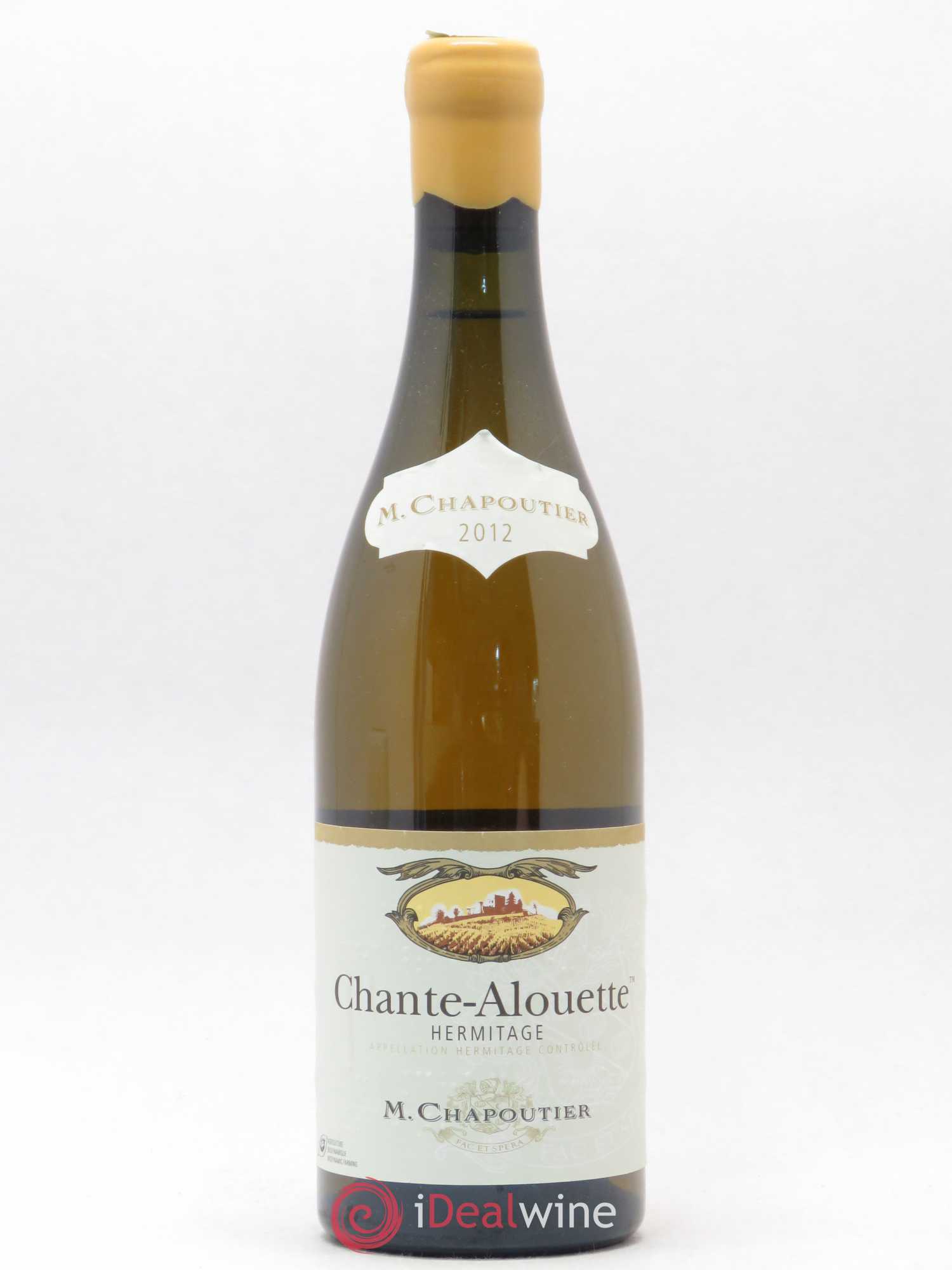 Hermitage Chante Alouette Chapoutier 2012 - Lot de 1 bouteille - 0