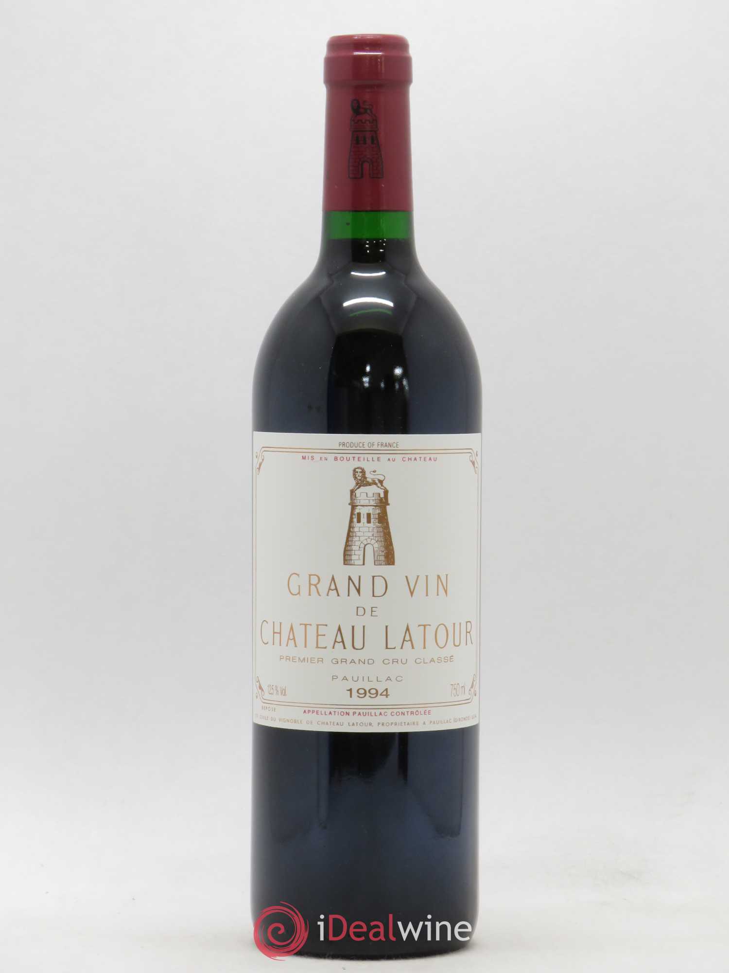 Château Latour 1er Grand Cru Classé 1994 - Lot de 1 bouteille - 0